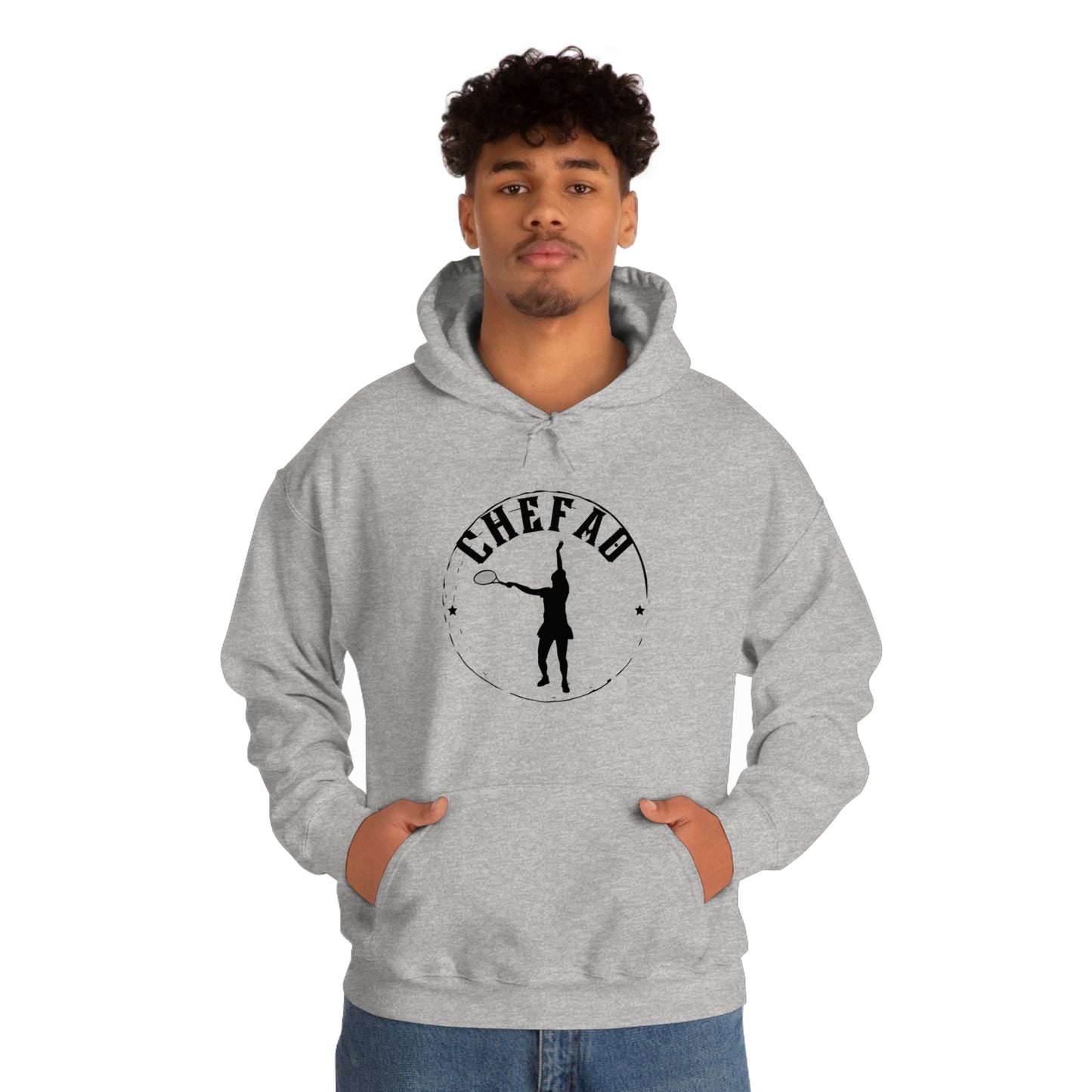 Chefao Tennis I, Unisex Heavy Blend Hooded Sweatshirt