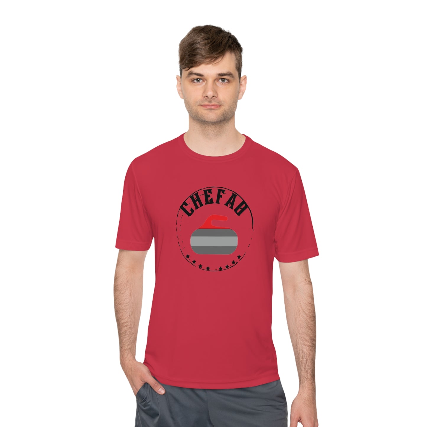 Chefao Curling I, Unisex Moisture Wicking Tee