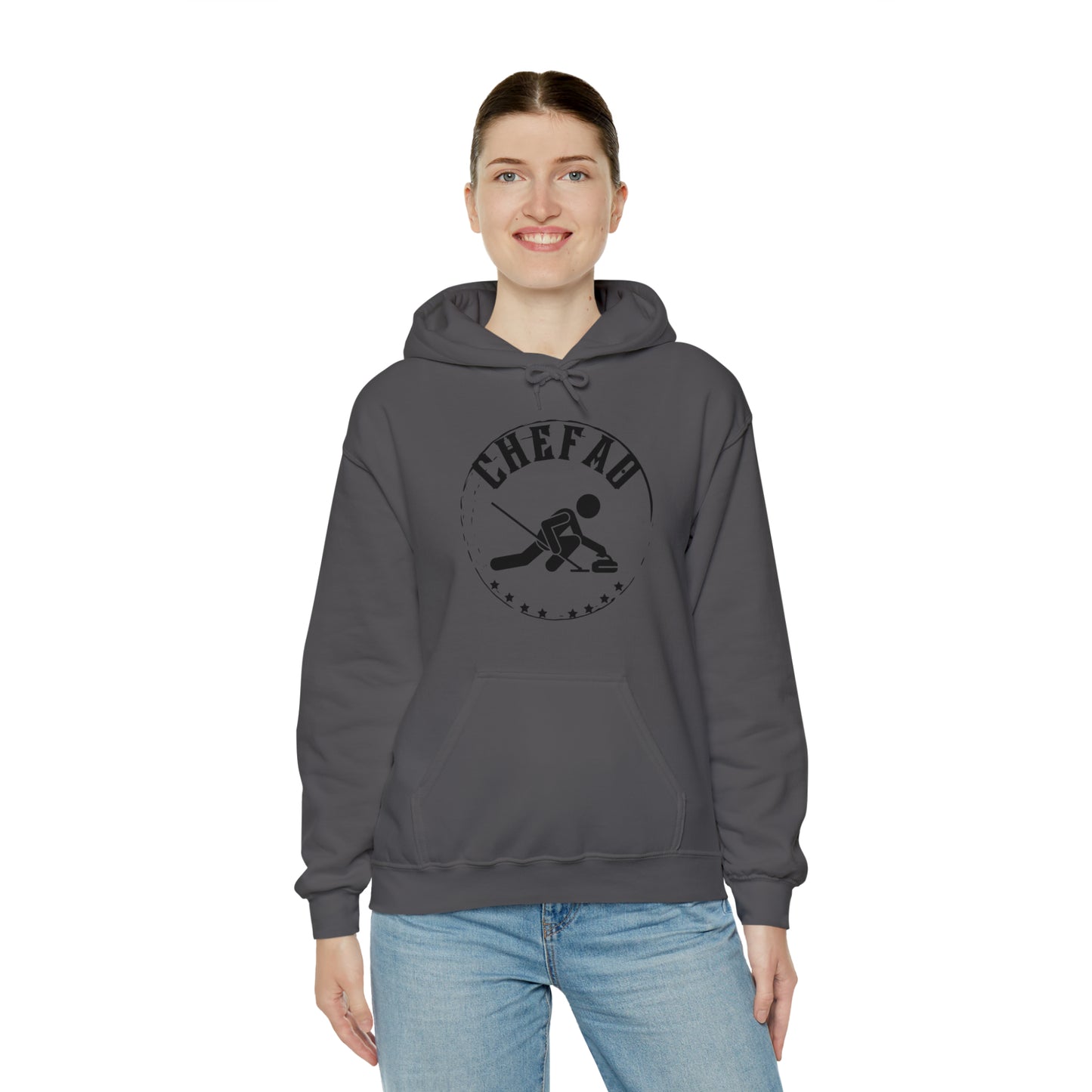 Chefao Curling II, Unisex Heavy Blend Hooded Sweatshirt