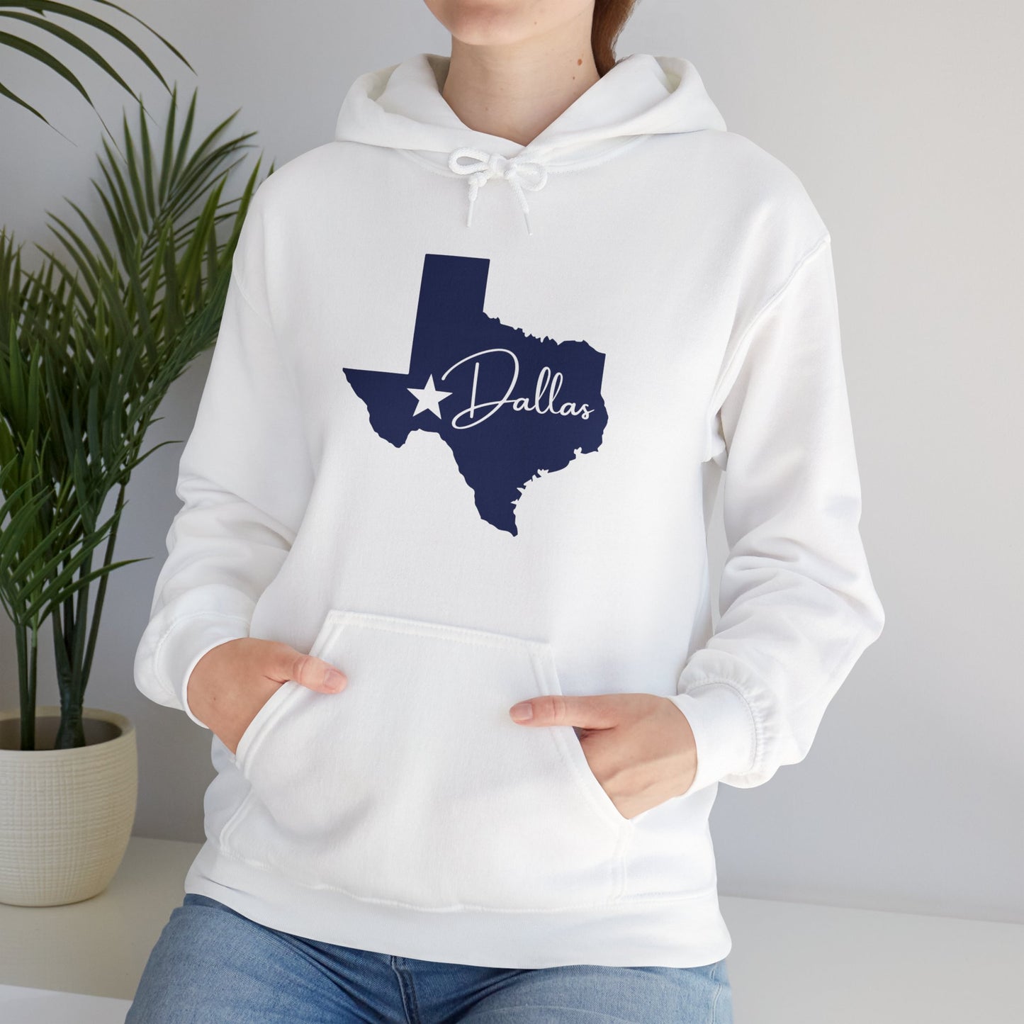 Chefao Dallas, Texas I, Unisex Heavy Blend Hooded Sweatshirt