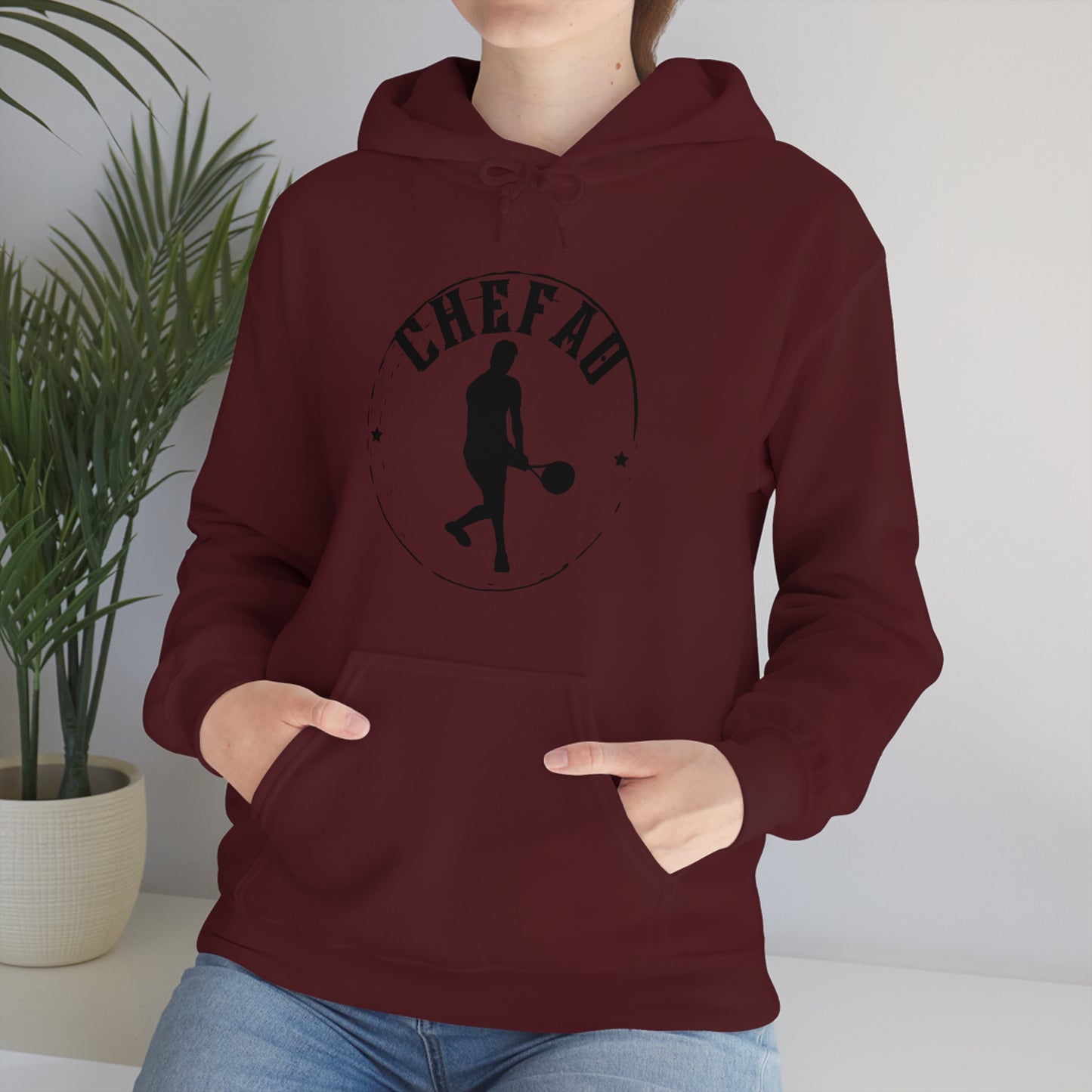 Chefao Tennis II, Unisex Heavy Blend Hooded Sweatshirt