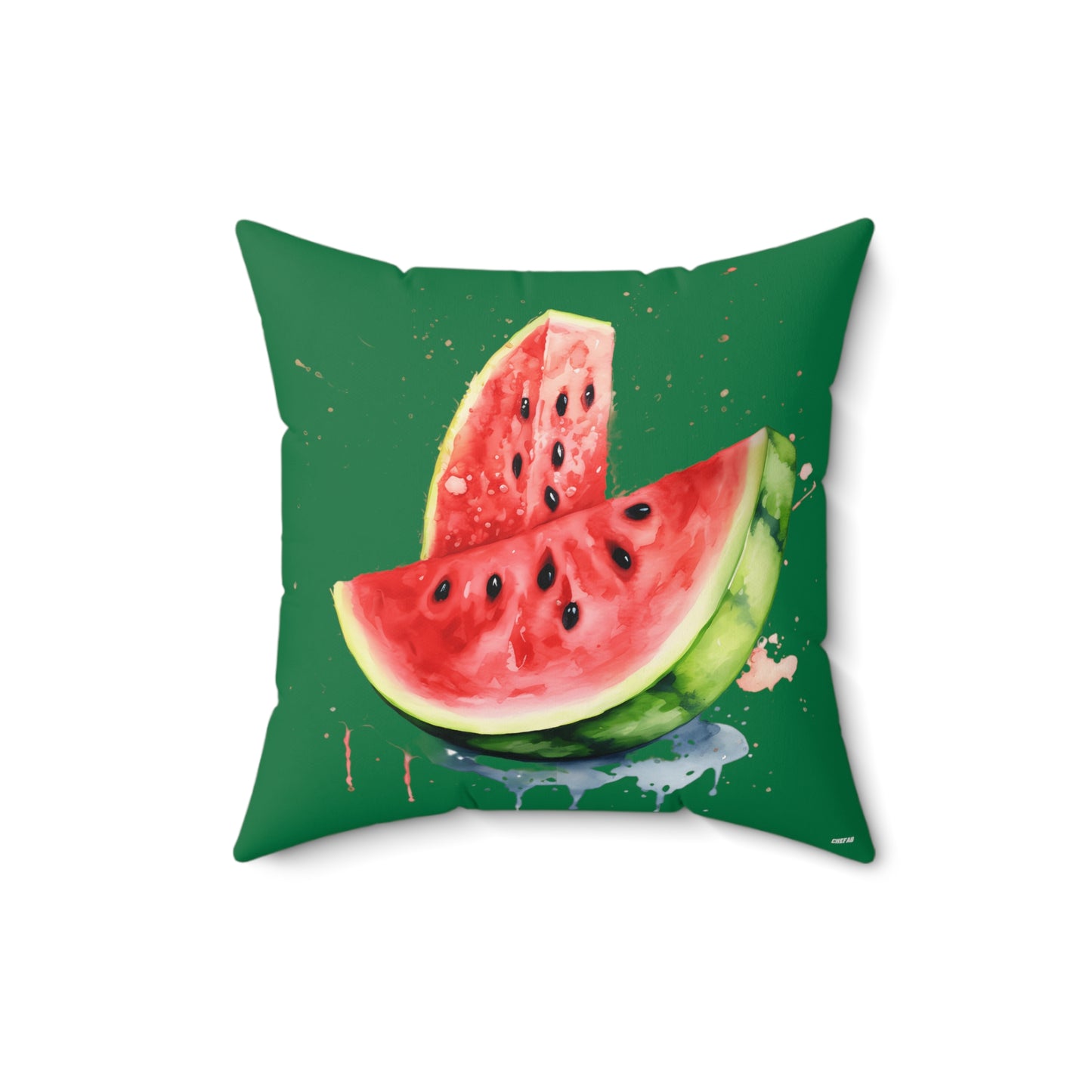 Watermelon, Spun Polyester Square Pillow