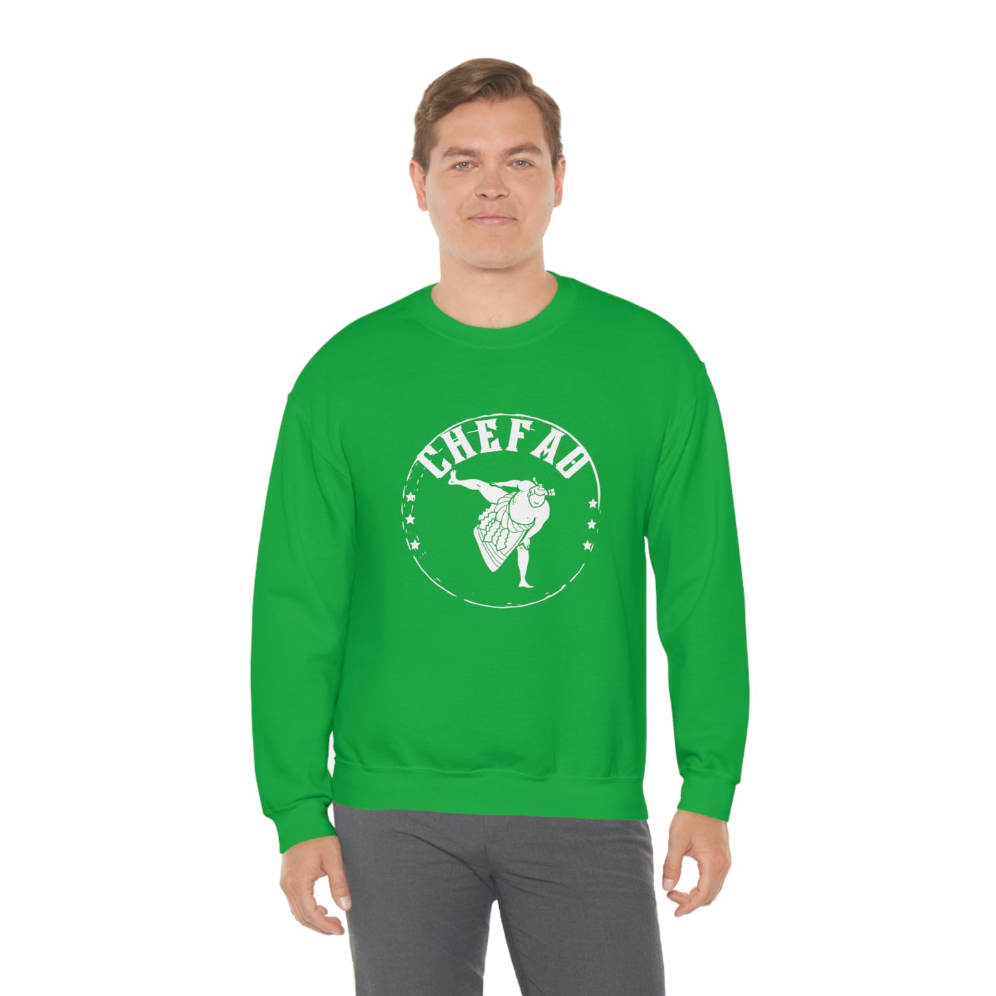 Chefao Sumo I, Unisex Heavy Blend Crewneck Sweatshirt