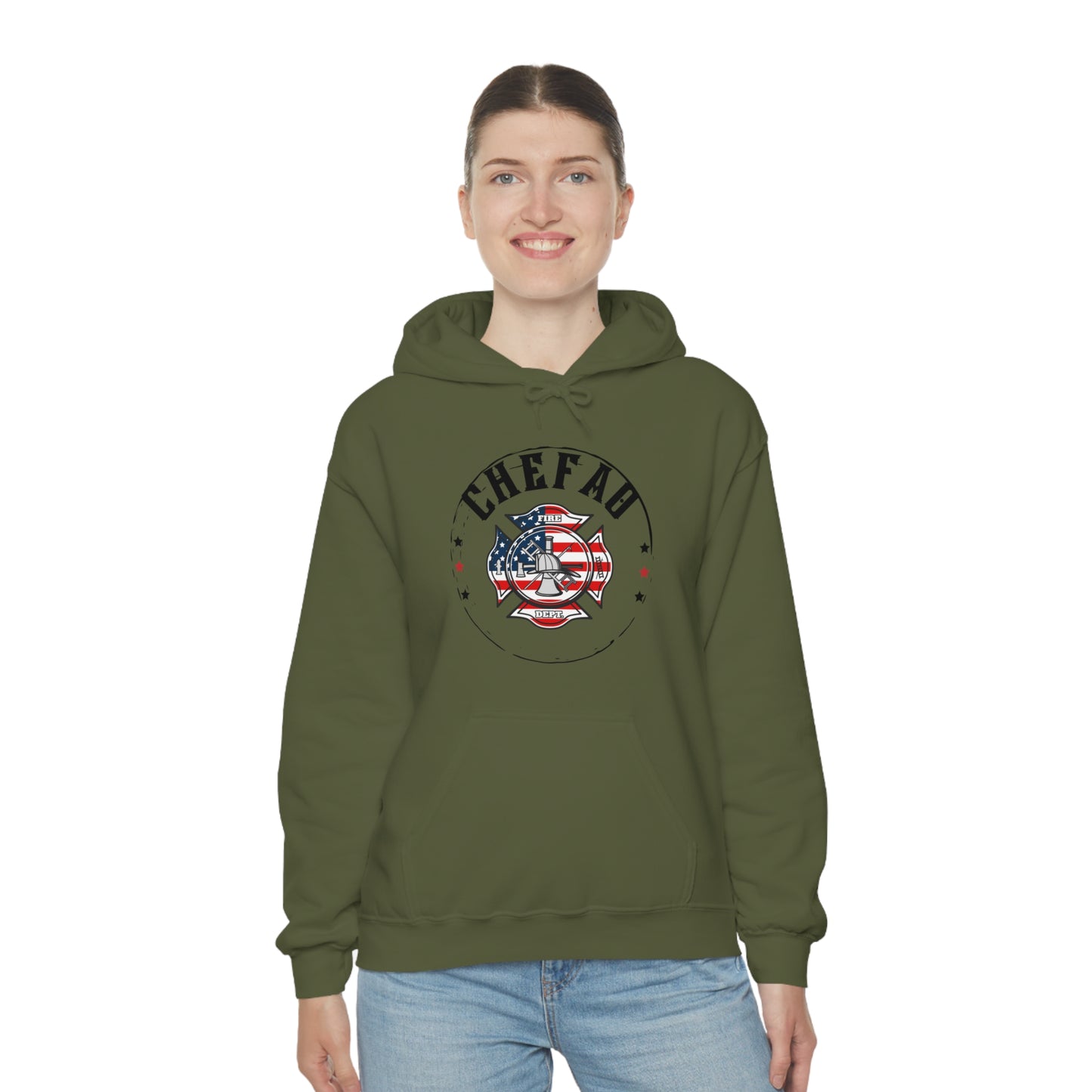 Chefao Fire II, Unisex Heavy Blend Hooded Sweatshirt