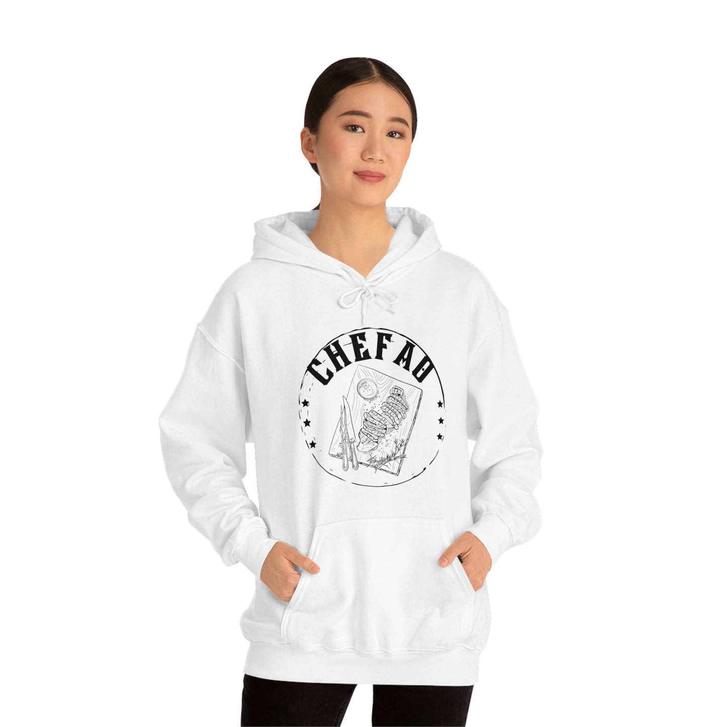 Chefao Barbque, Unisex Heavy Blend Hooded Sweatshirt