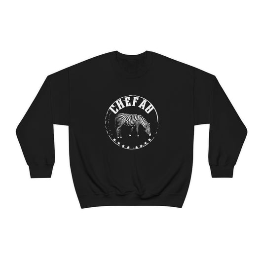 Chefao Zebra I, Unisex Heavy Blend Crewneck Sweatshirt