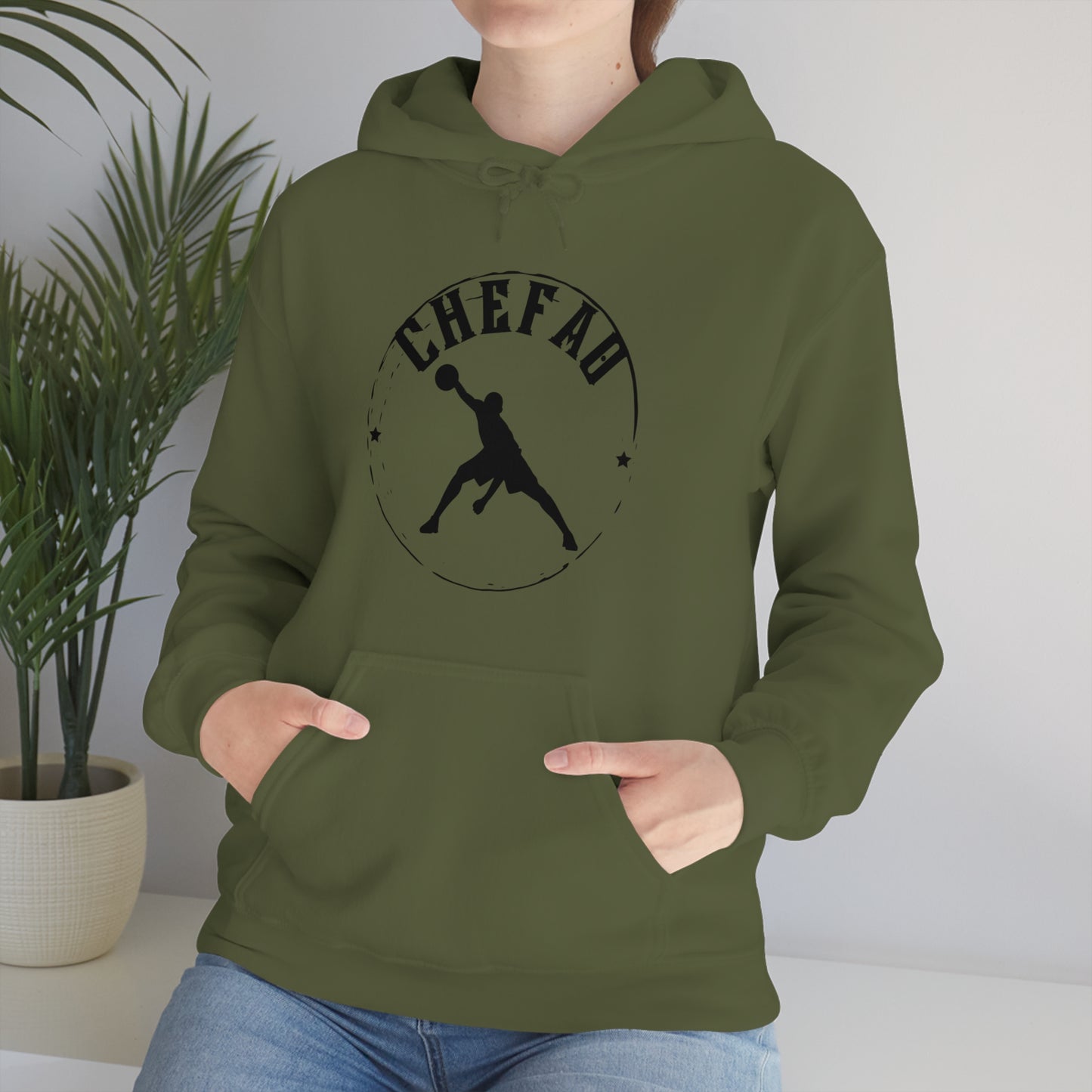 Chefao Basketball III, Unisex Heavy Blend Hooded Sweatshirt