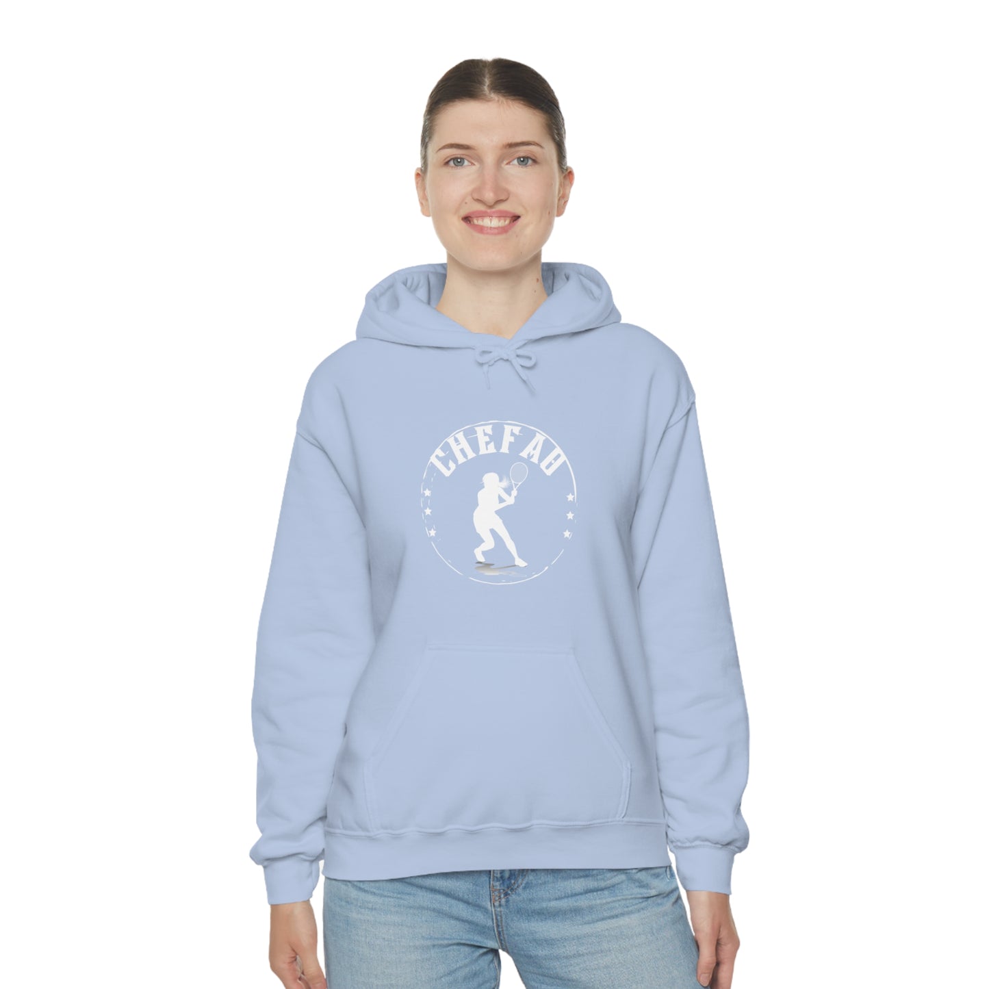 Chefao Tennis III, Unisex Heavy Blend Hooded Sweatshirt