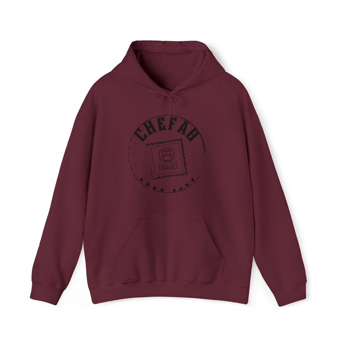 Chefao Travel II, Unisex Heavy Blend Hooded Sweatshirt