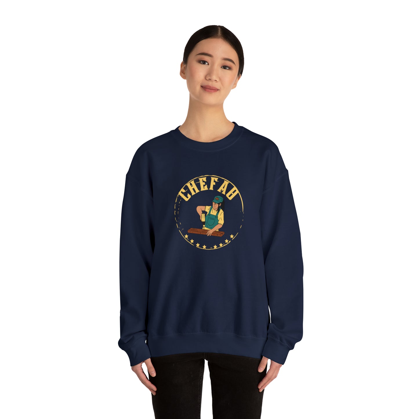 Chefao Carpenter I, Unisex Heavy Blend Crewneck Sweatshirt