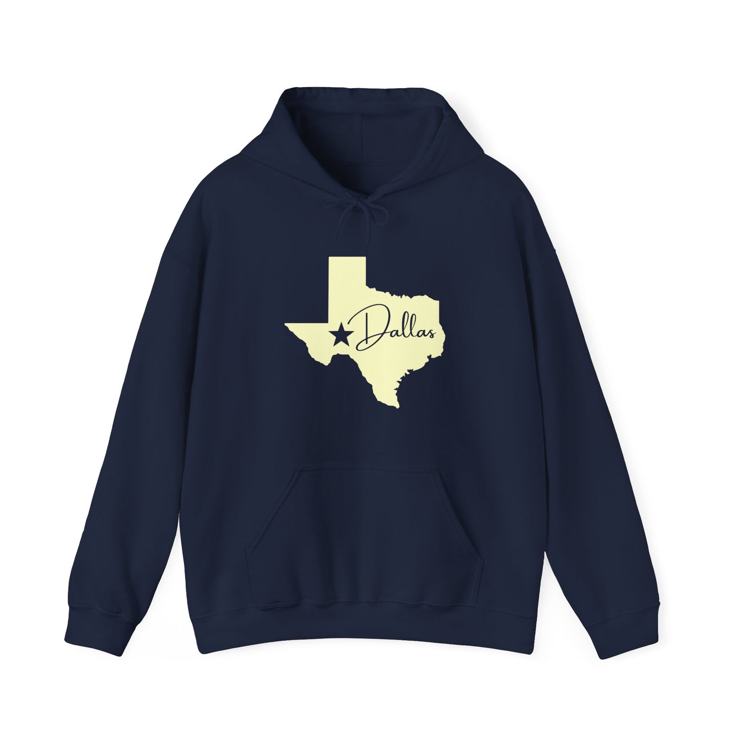 Chefao Dallas, Texas I, Unisex Heavy Blend Hooded Sweatshirt