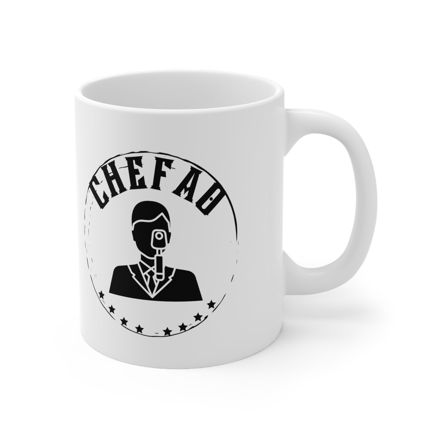 Chefao Ophthalmology I, White Coffee Mug, 11oz