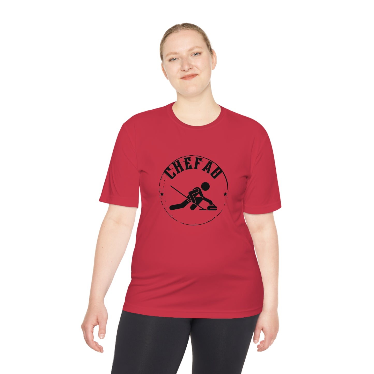 Chefao Curling I, Unisex Moisture Wicking Tee