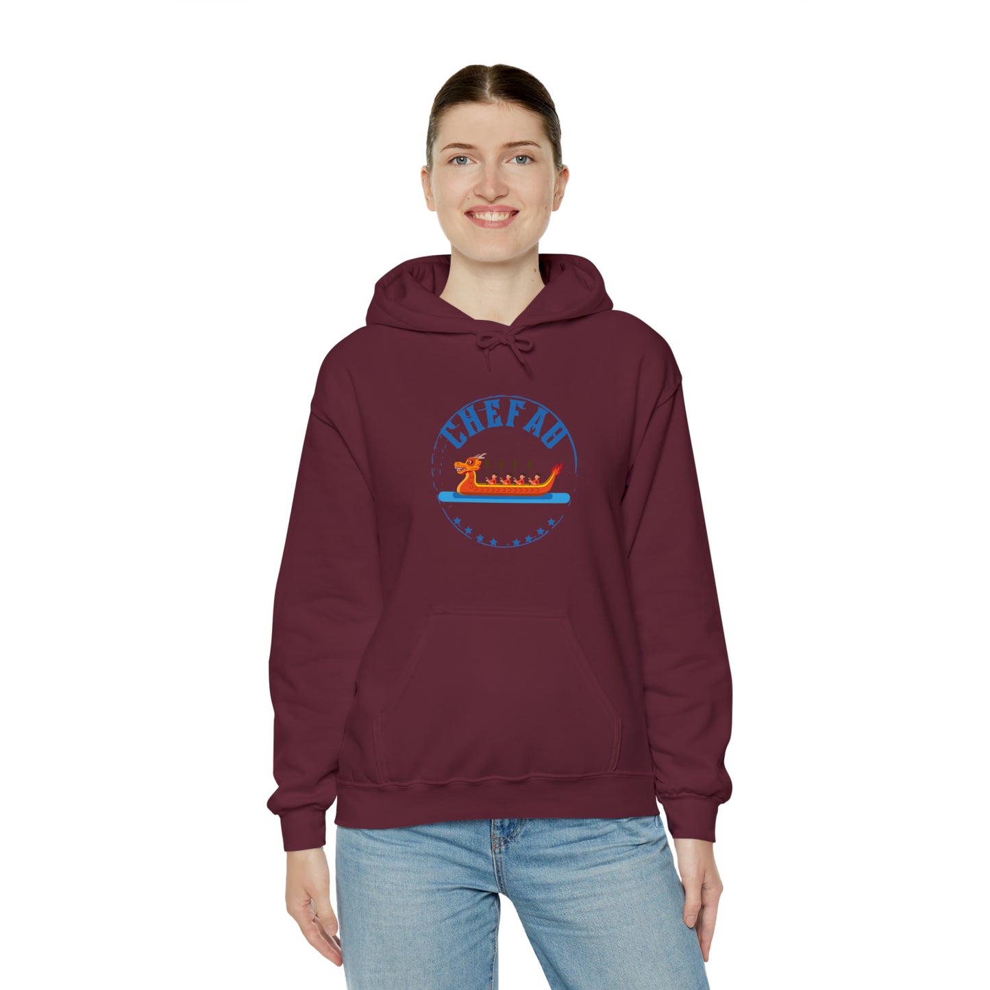 Chefao Dragonboat III, Unisex Heavy Blend Hooded Sweatshirt