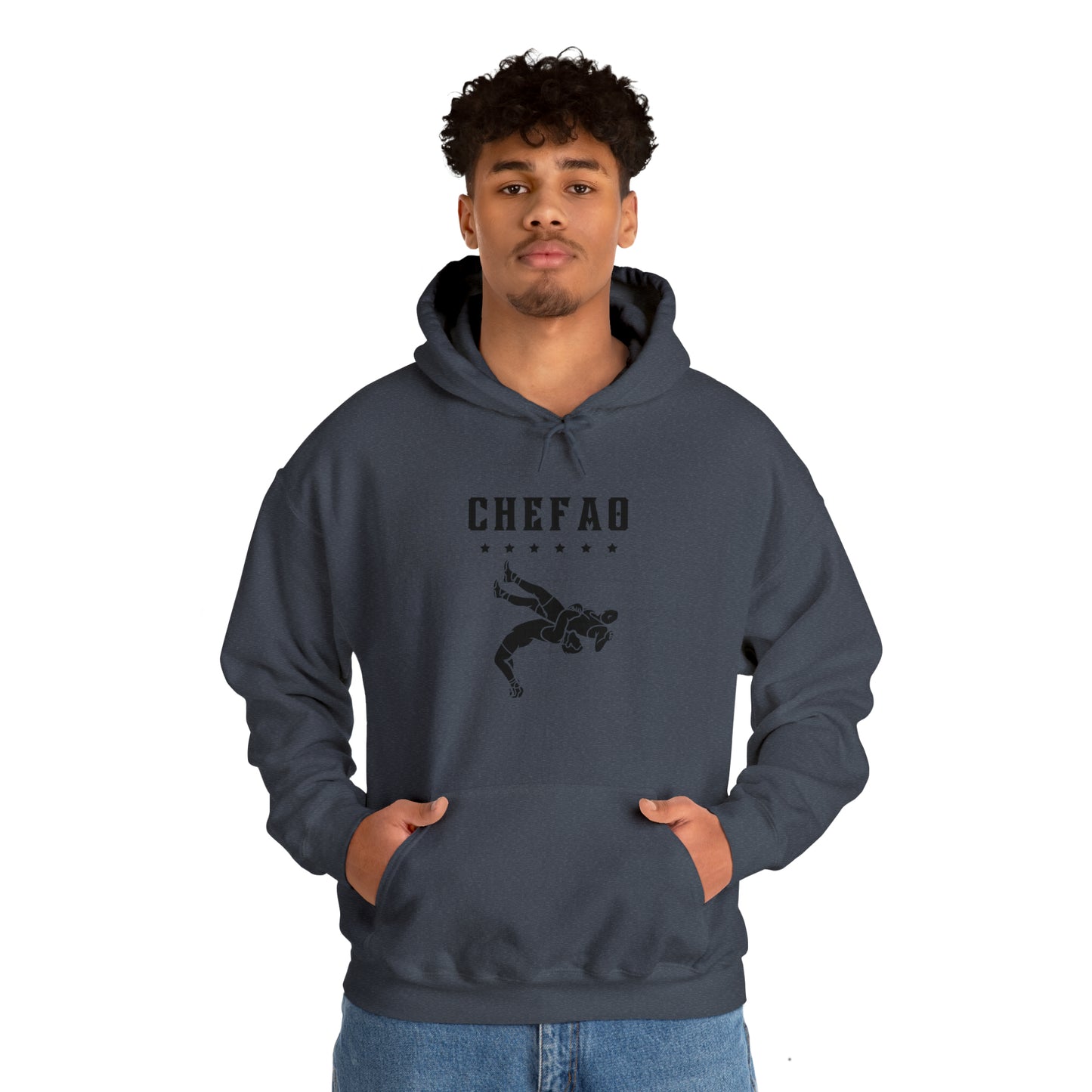 Chefao Wrestling IV, Unisex Heavy Blend Hooded Sweatshirt