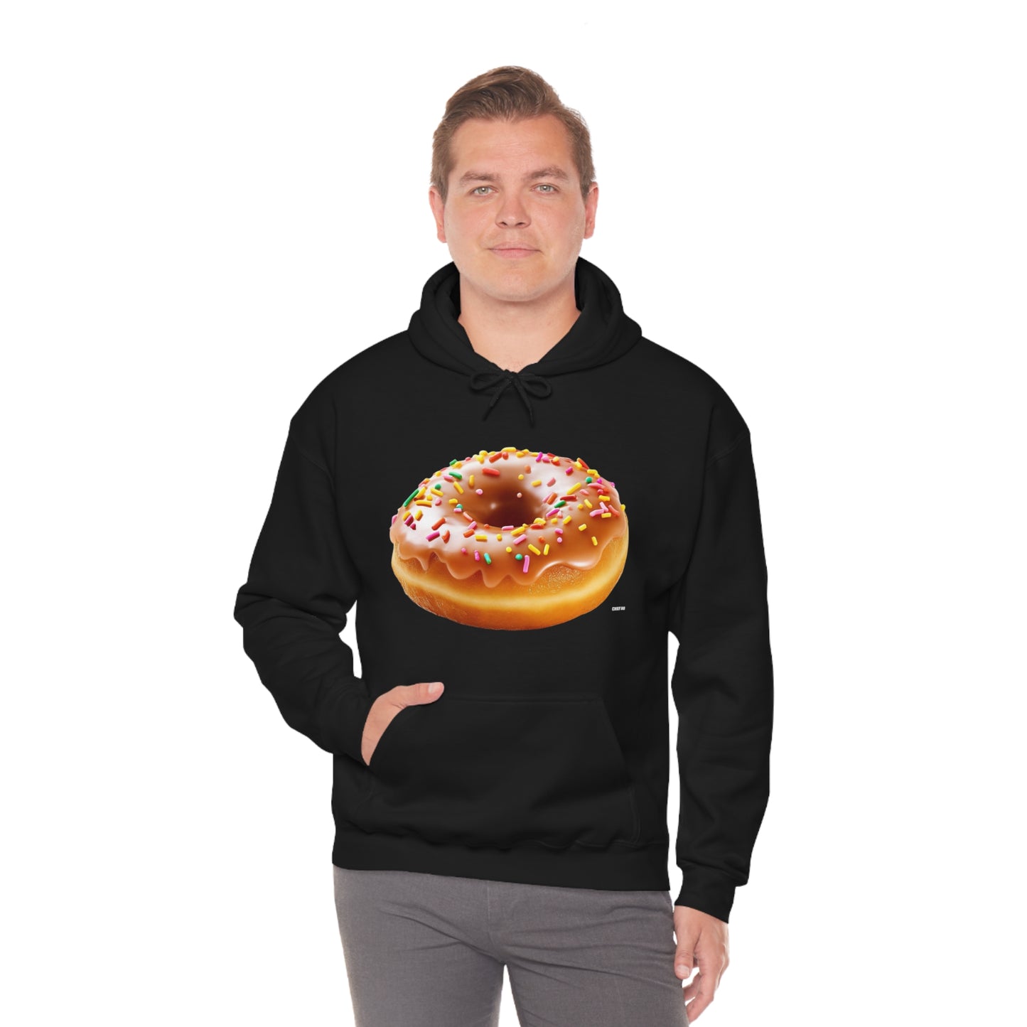 Sprinkled Donut, Unisex Heavy Blend Hooded Sweatshirt