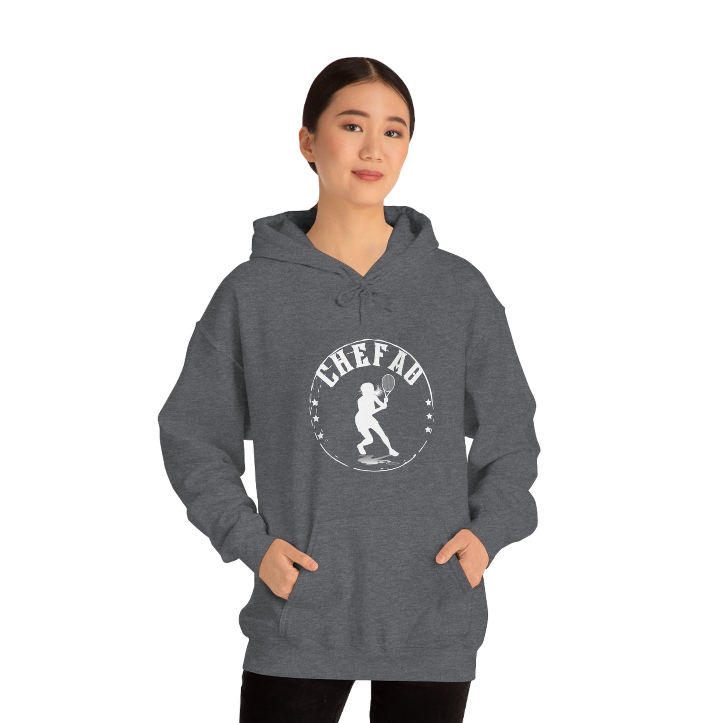 Chefao Tennis III, Unisex Heavy Blend Hooded Sweatshirt