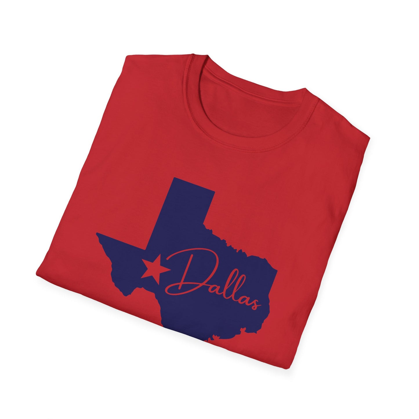 Chefao Dallas, Texas I, Unisex Softstyle T-Shirt