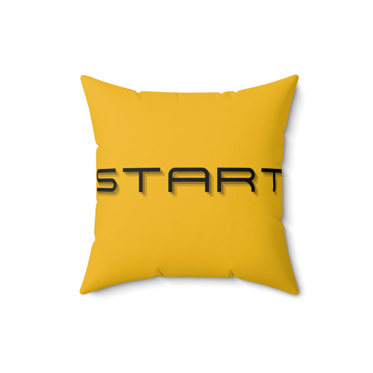 Start-Gameover, Spun Polyester Square Pillow