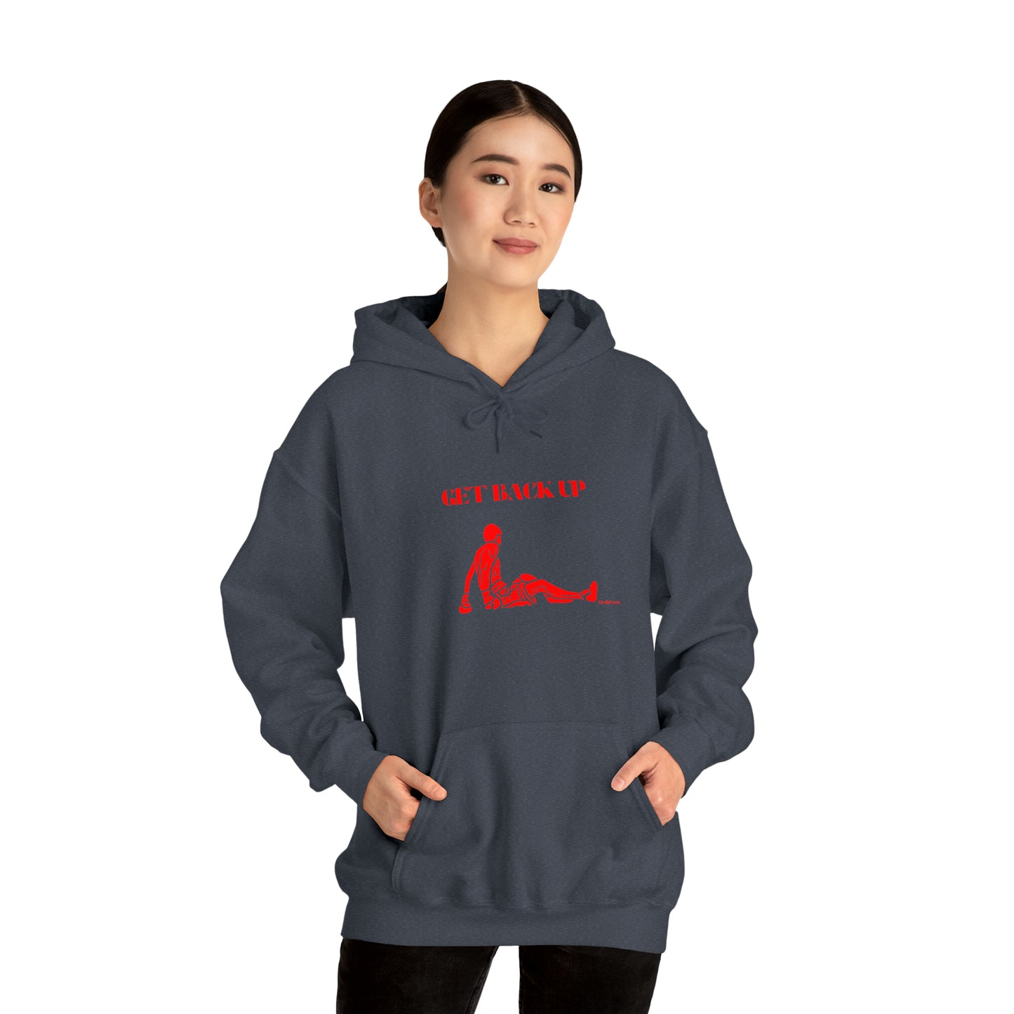 Chefao Get Back Up I, Unisex Heavy Blend Hooded Sweatshirt