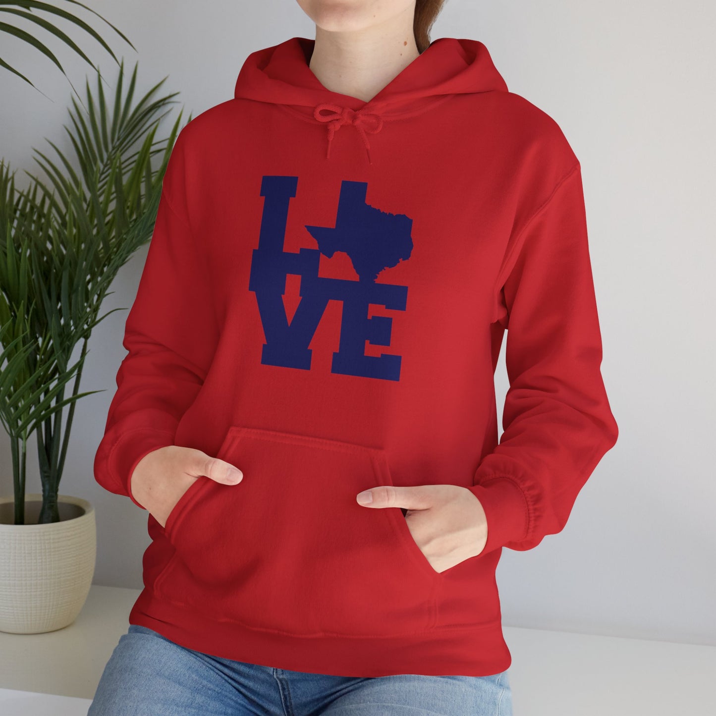 Chefao LoveTexas I, Unisex Heavy Blend Hooded Sweatshirt