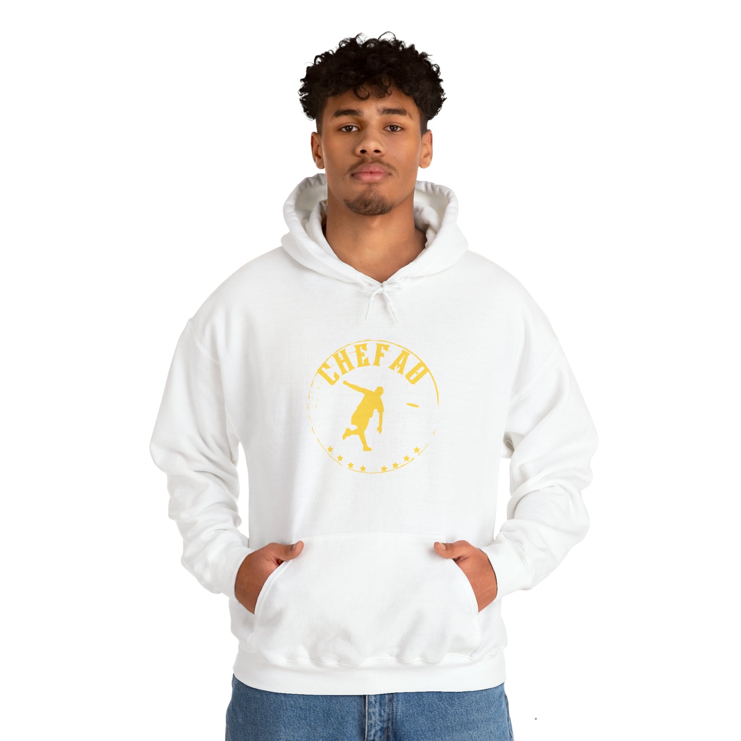 Chefao Frisbee I, Unisex Heavy Blend Hooded Sweatshirt