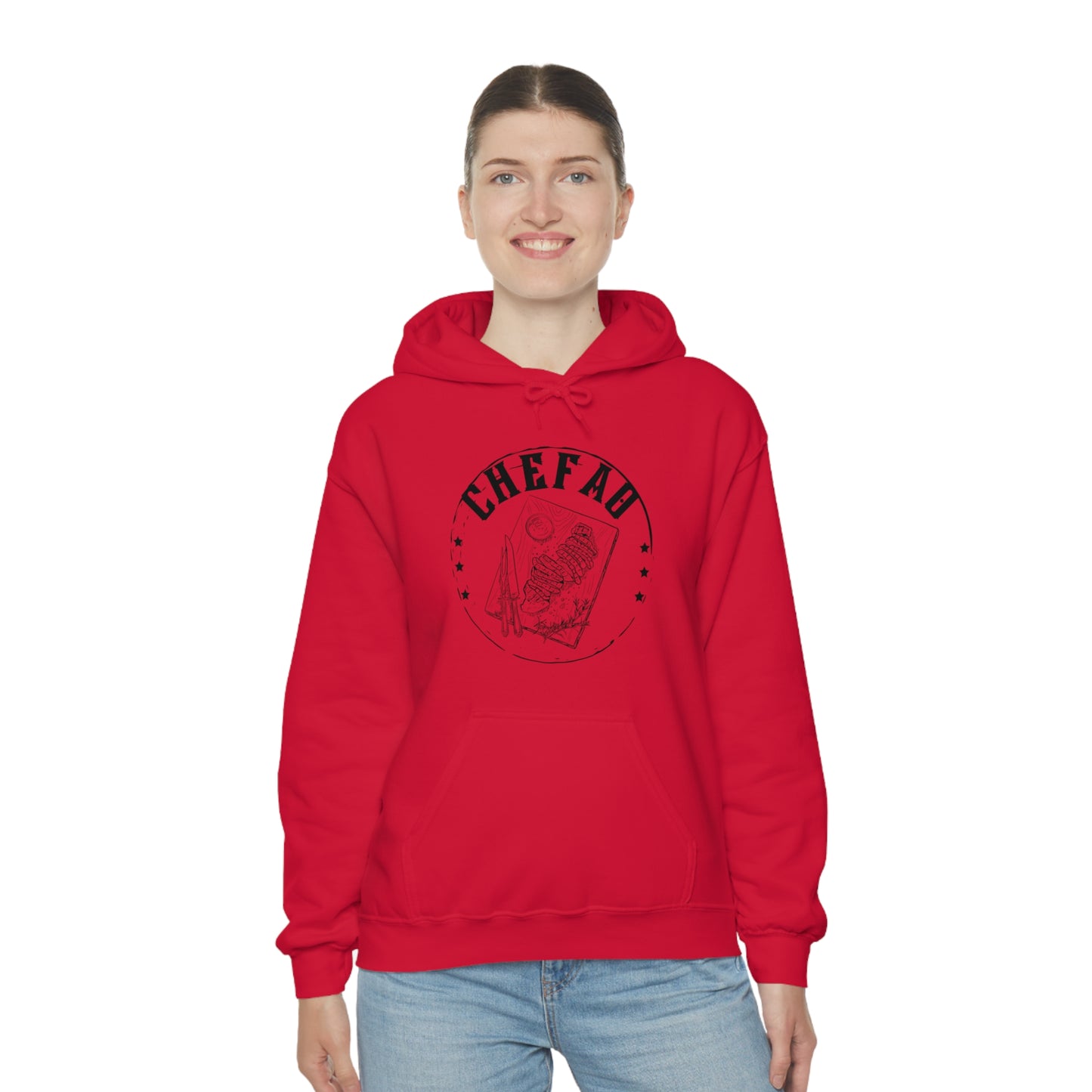 Chefao Barbque, Unisex Heavy Blend Hooded Sweatshirt