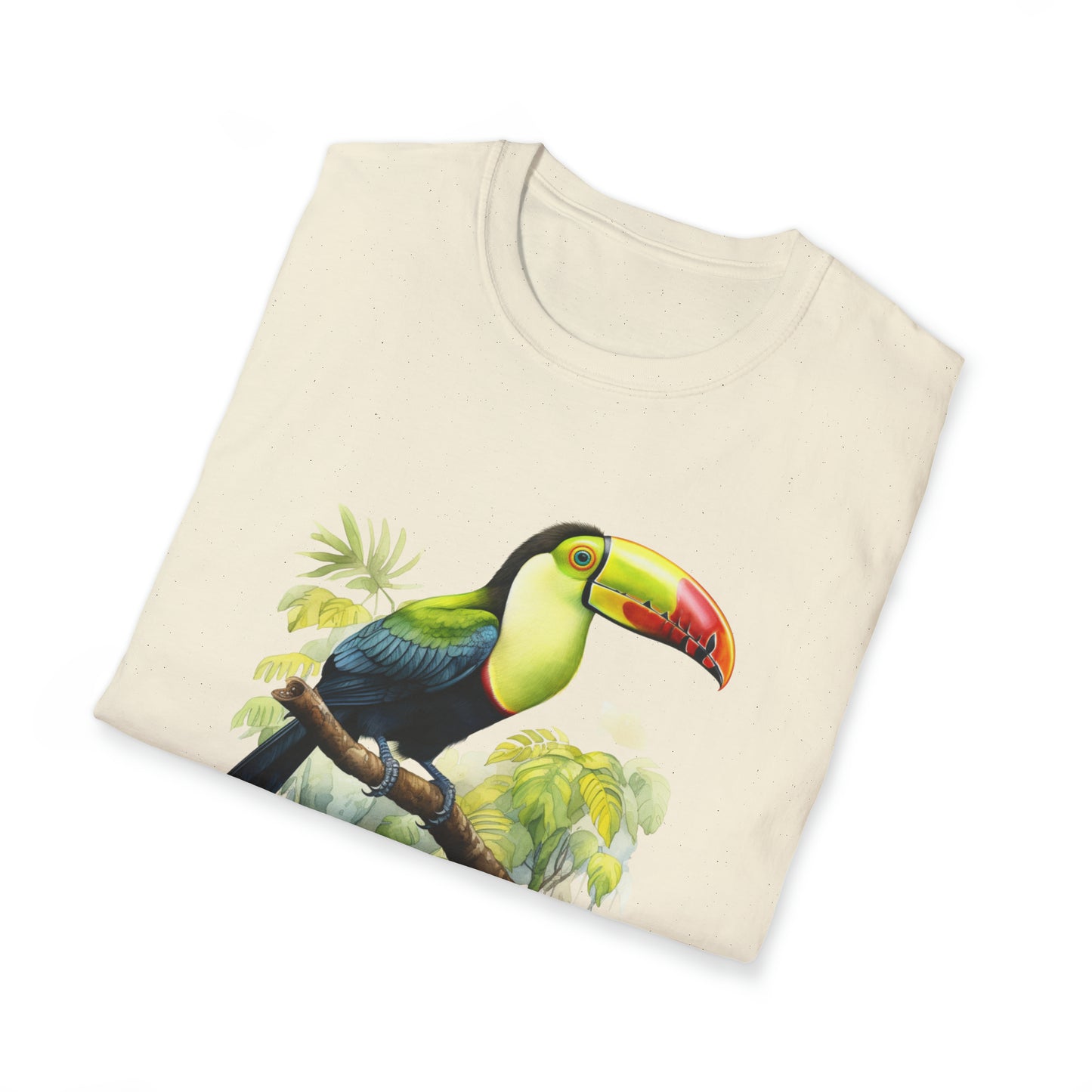 Keel Billed Toucan I,, Unisex Softstyle T-Shirt