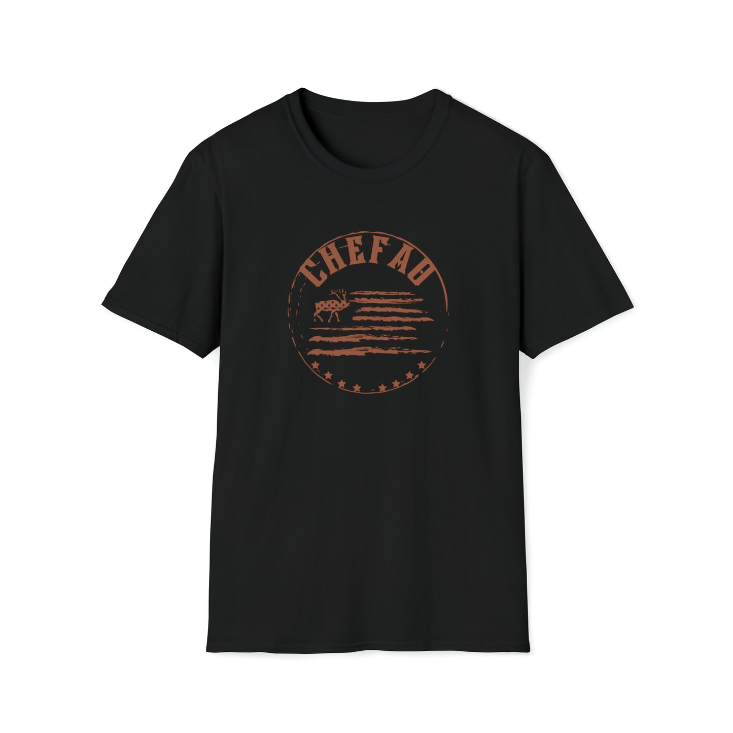 Chefao Hunting II, Unisex Softstyle T-Shirt