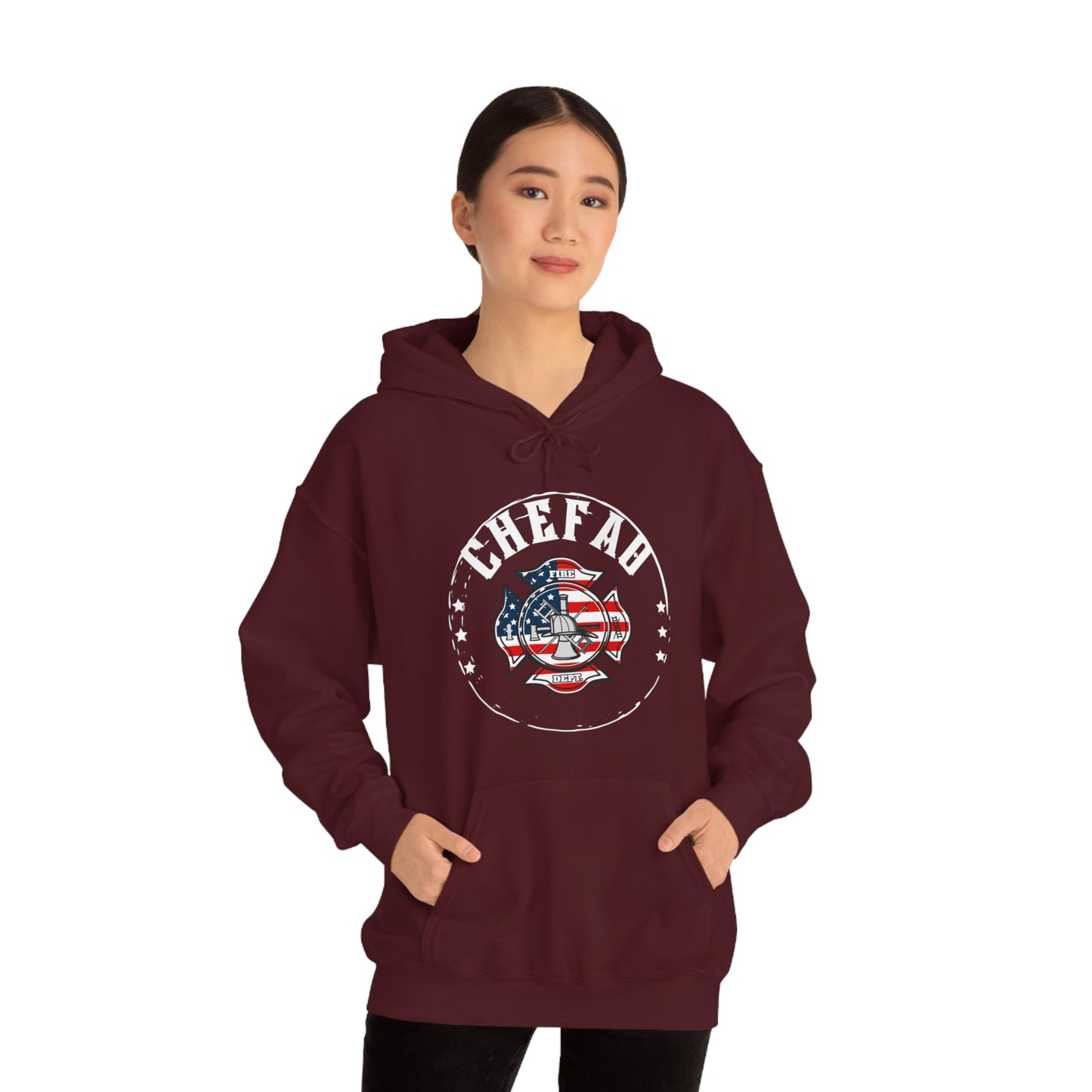 Chefao Fire II, Unisex Heavy Blend Hooded Sweatshirt