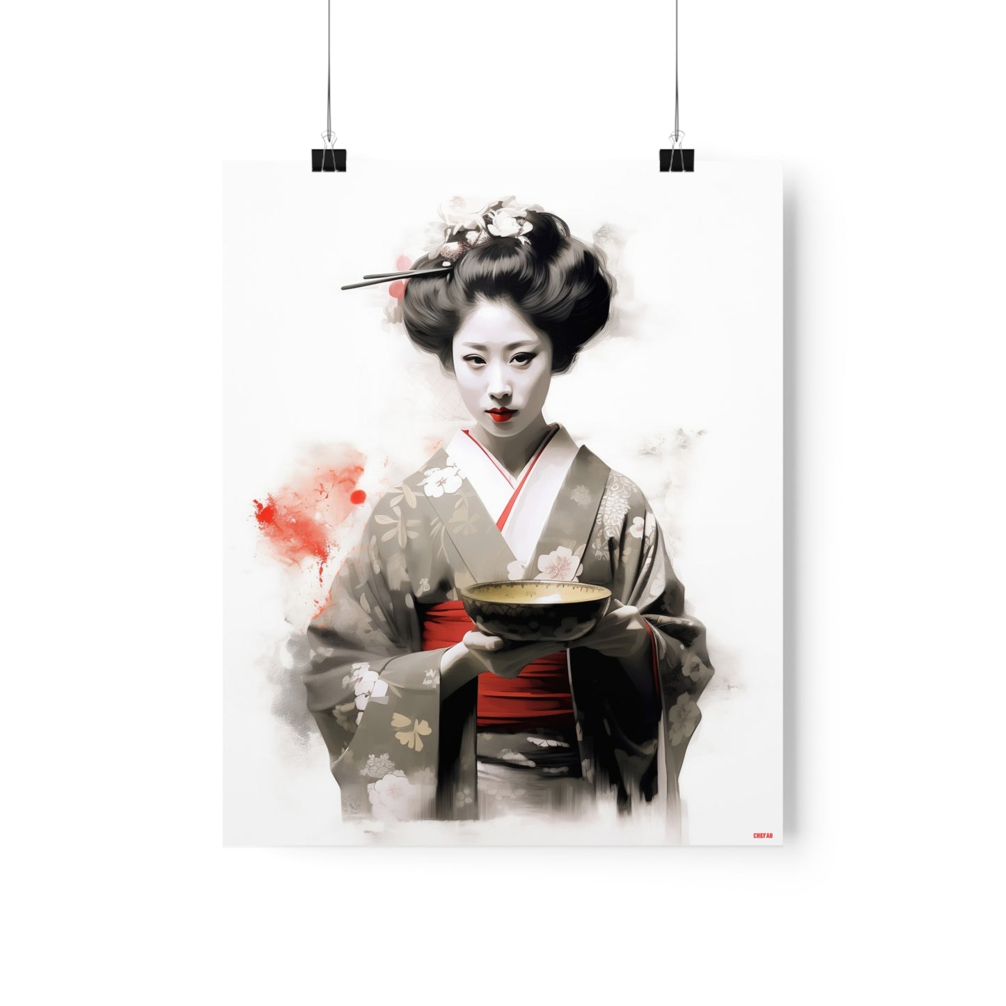 The Geisha, Premium Matte Vertical Posters