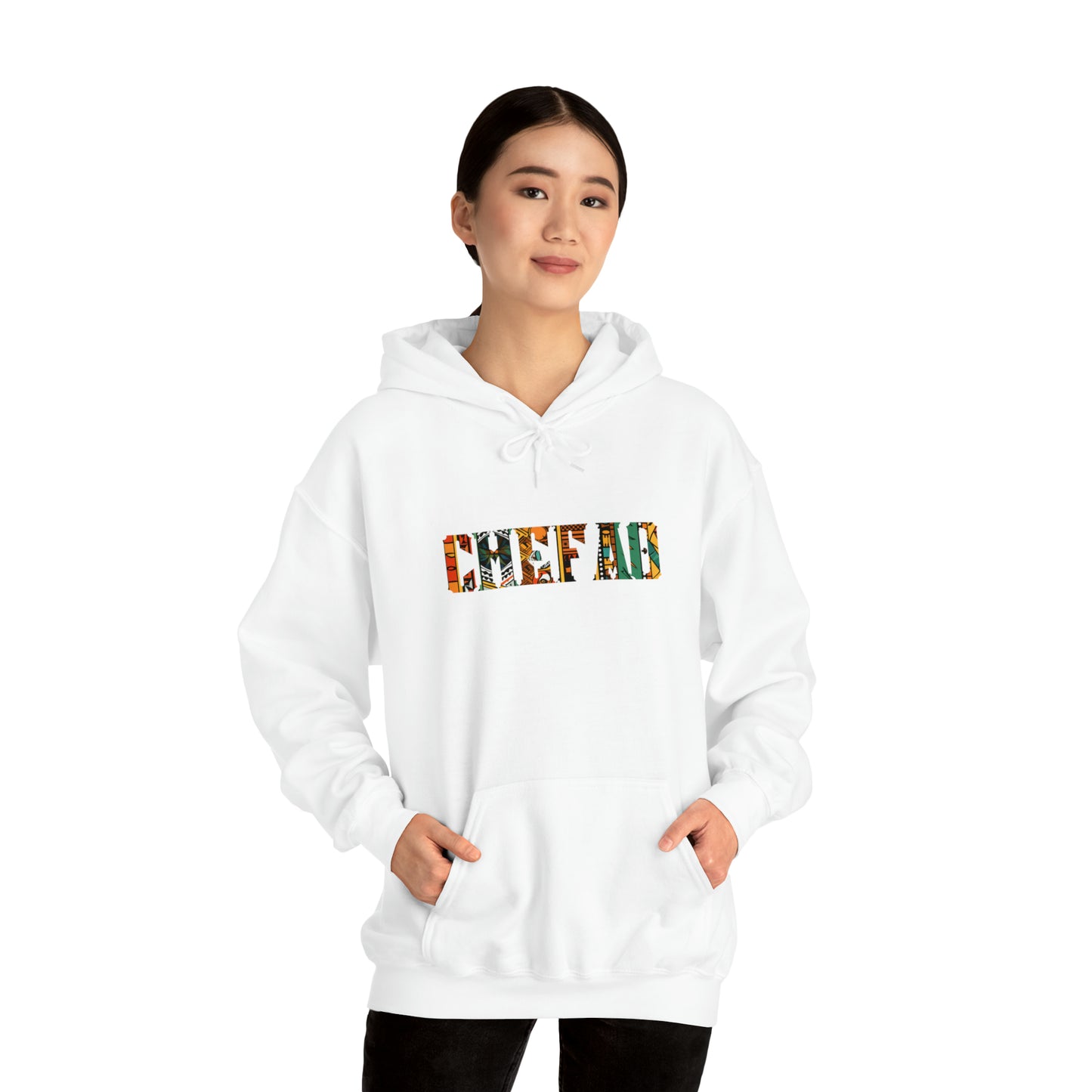 Chefao Zulu Print I, Unisex Heavy Blend Hooded Sweatshirt