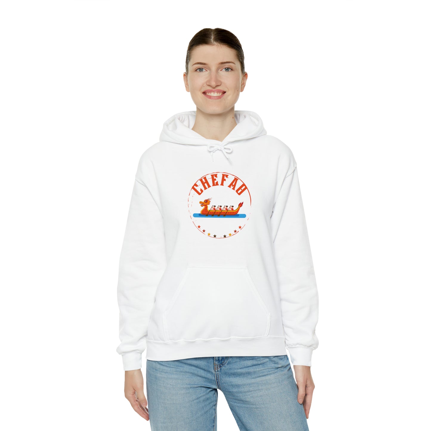 Chefao Dragonboat II, Unisex Heavy Blend Hooded Sweatshirt