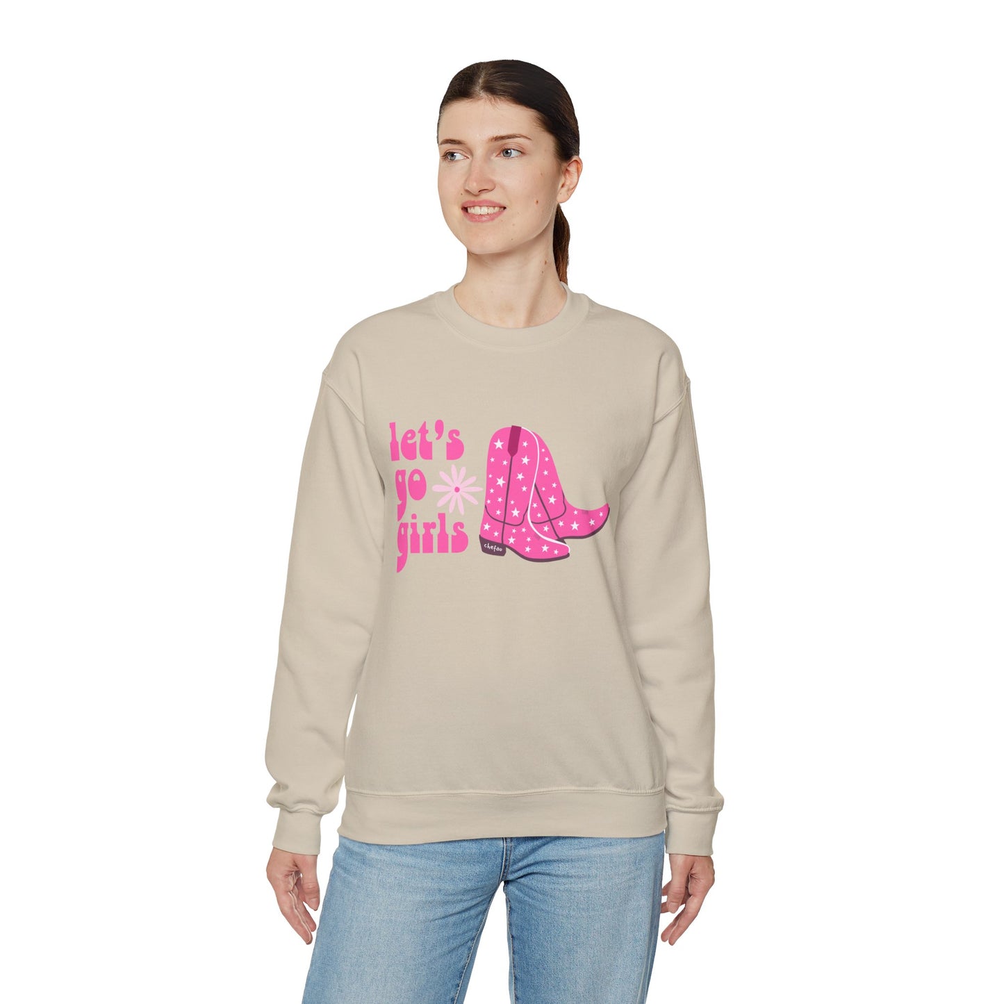 Let's Go Girls, Unisex Heavy Blend Crewneck Sweatshirt