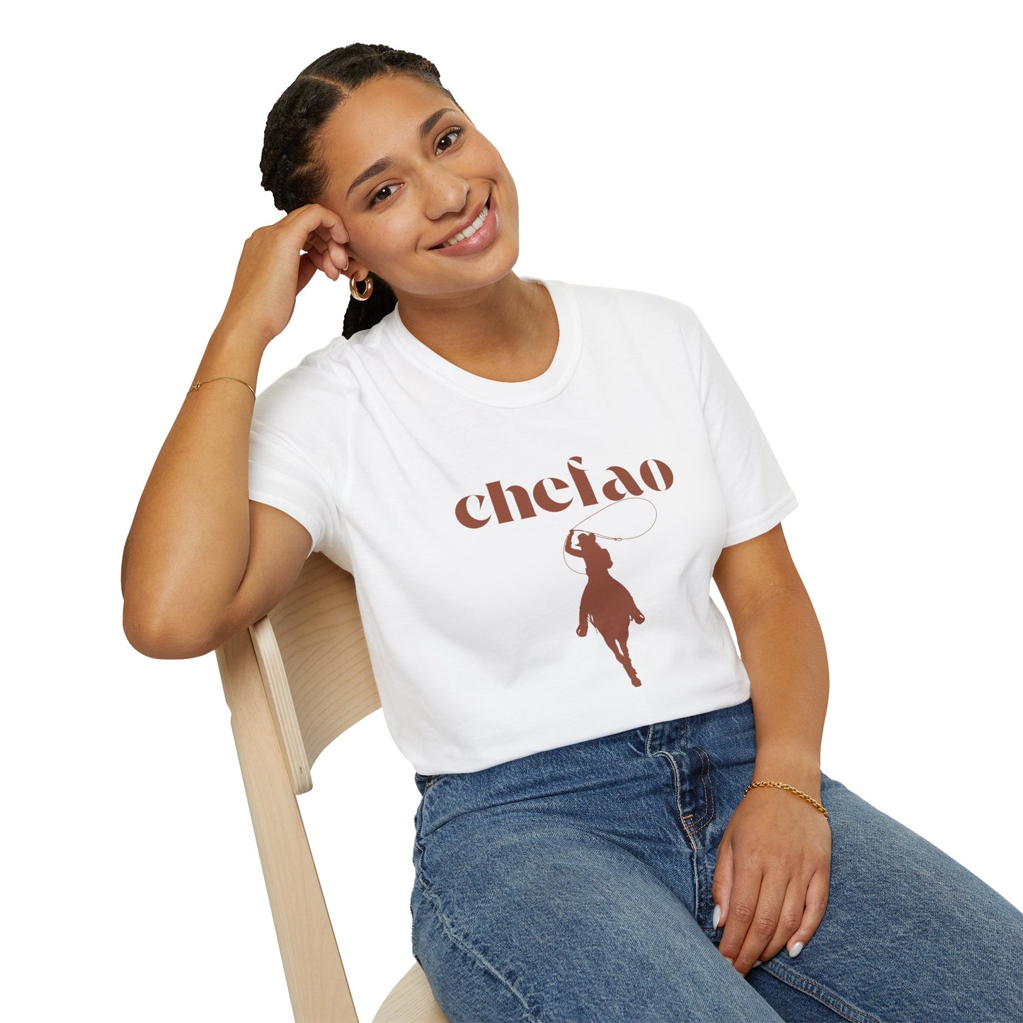 Chefao Cowgirl II, Unisex Softstyle T-Shirt