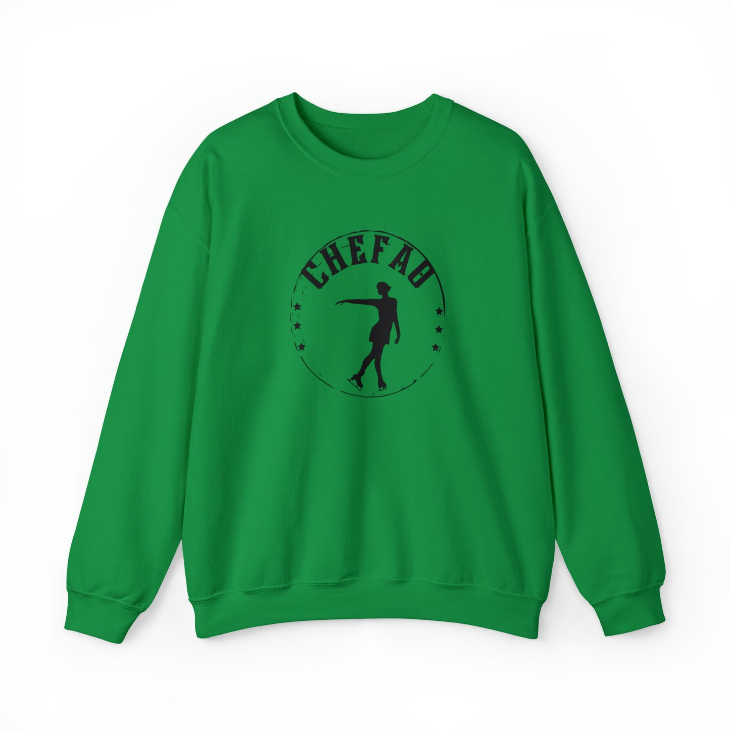 Chefao Ice Skating I, Unisex Heavy Blend Crewneck Sweatshirt