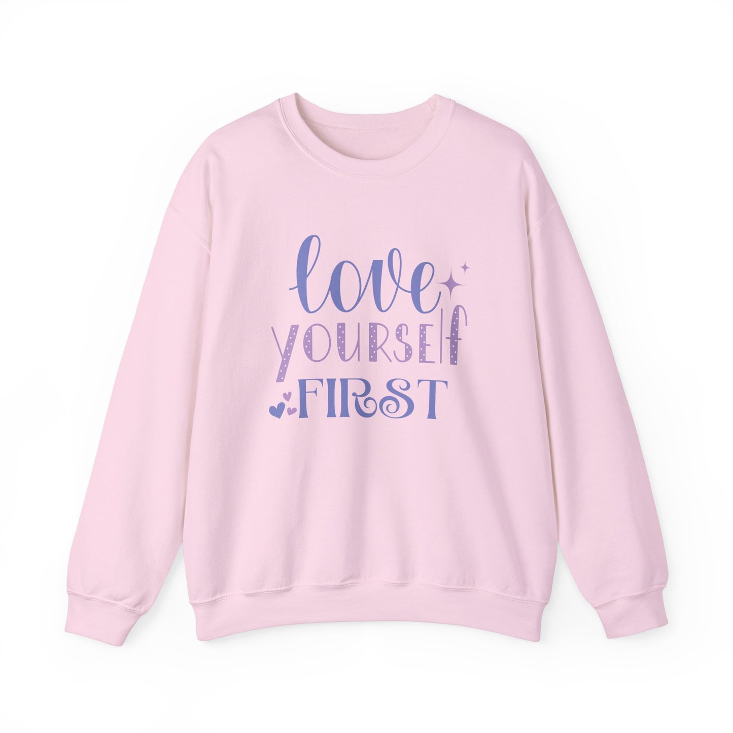 Love Yourself First I, Unisex Heavy Blend™ Crewneck Sweatshirt