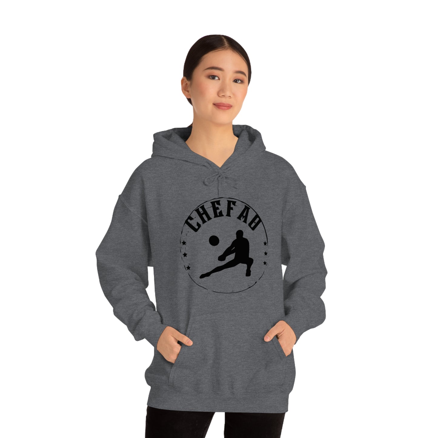 Chefao Volleyball II, Unisex Heavy Blend Hooded Sweatshirt