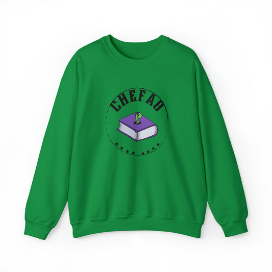 Chefao Bookworm I, Unisex Heavy Blend Crewneck Sweatshirt