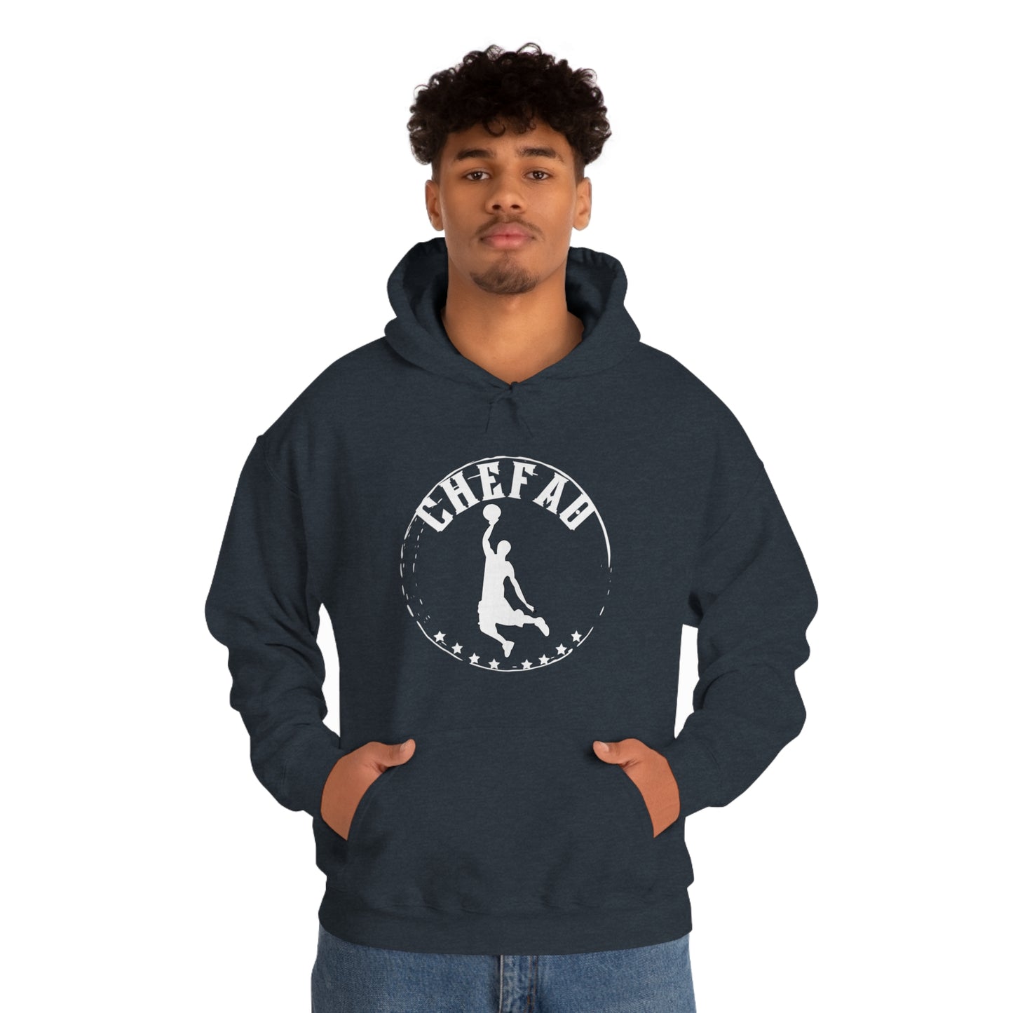 Chefao Basketball V Unisex Heavy Blend Hooded Sweatshirt