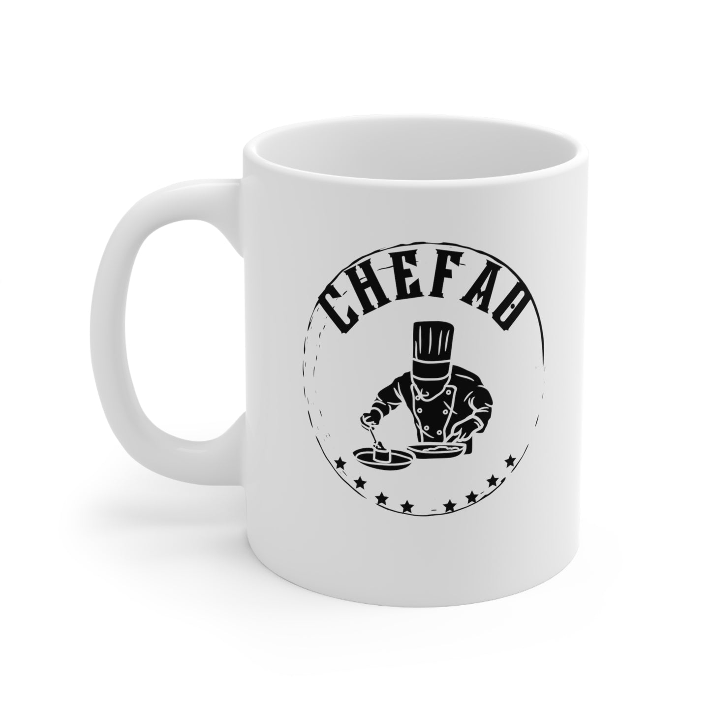 Chefao Chef I, White Coffee Mug, 11oz