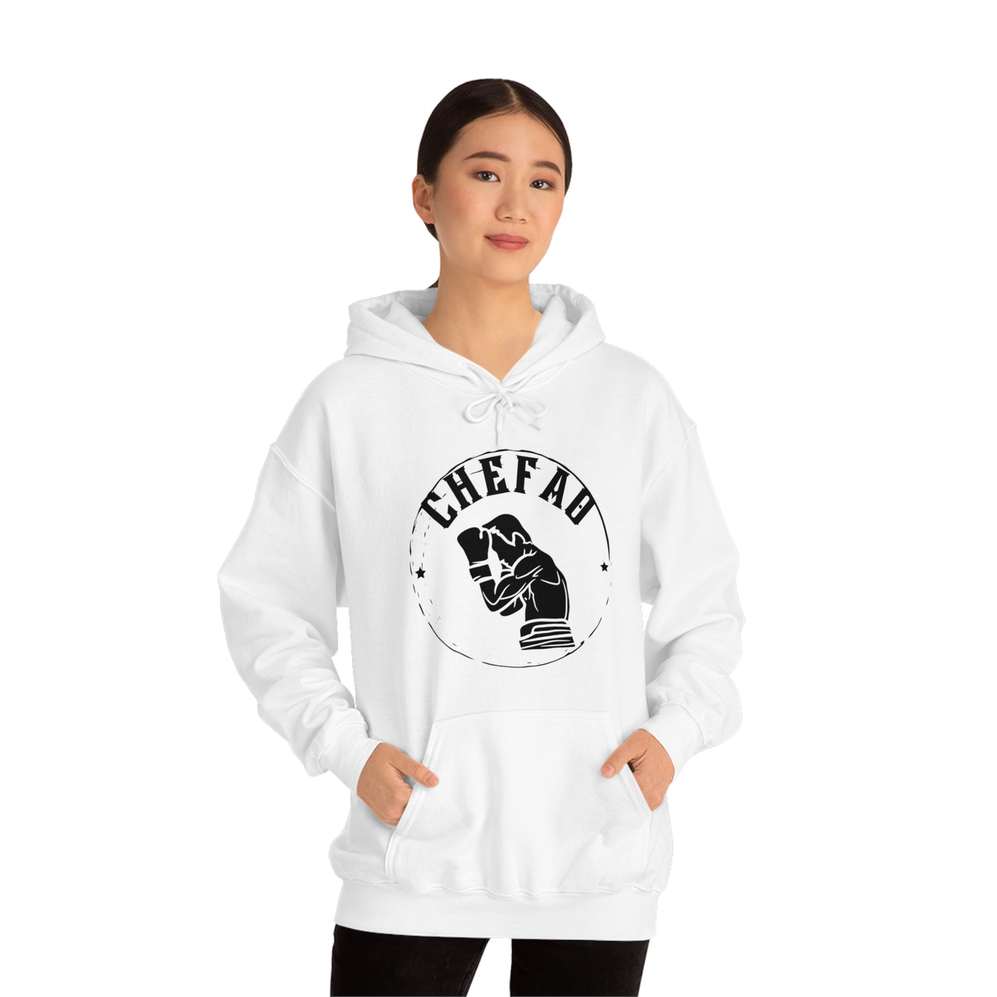 Chefao Boxer I, Unisex Heavy Blend Hooded Sweatshirt