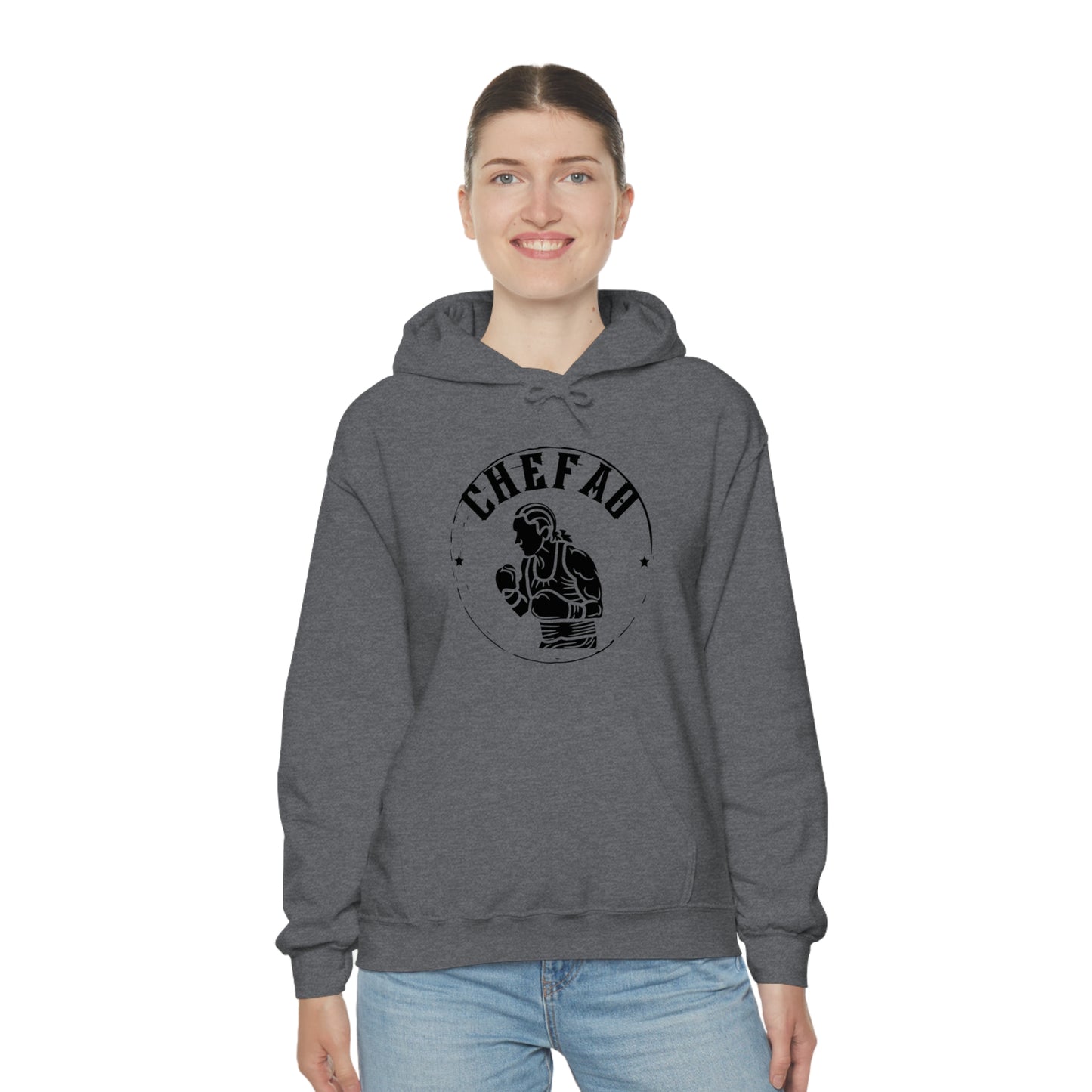 Chefao Boxer II, Unisex Heavy Blend Hooded Sweatshirt