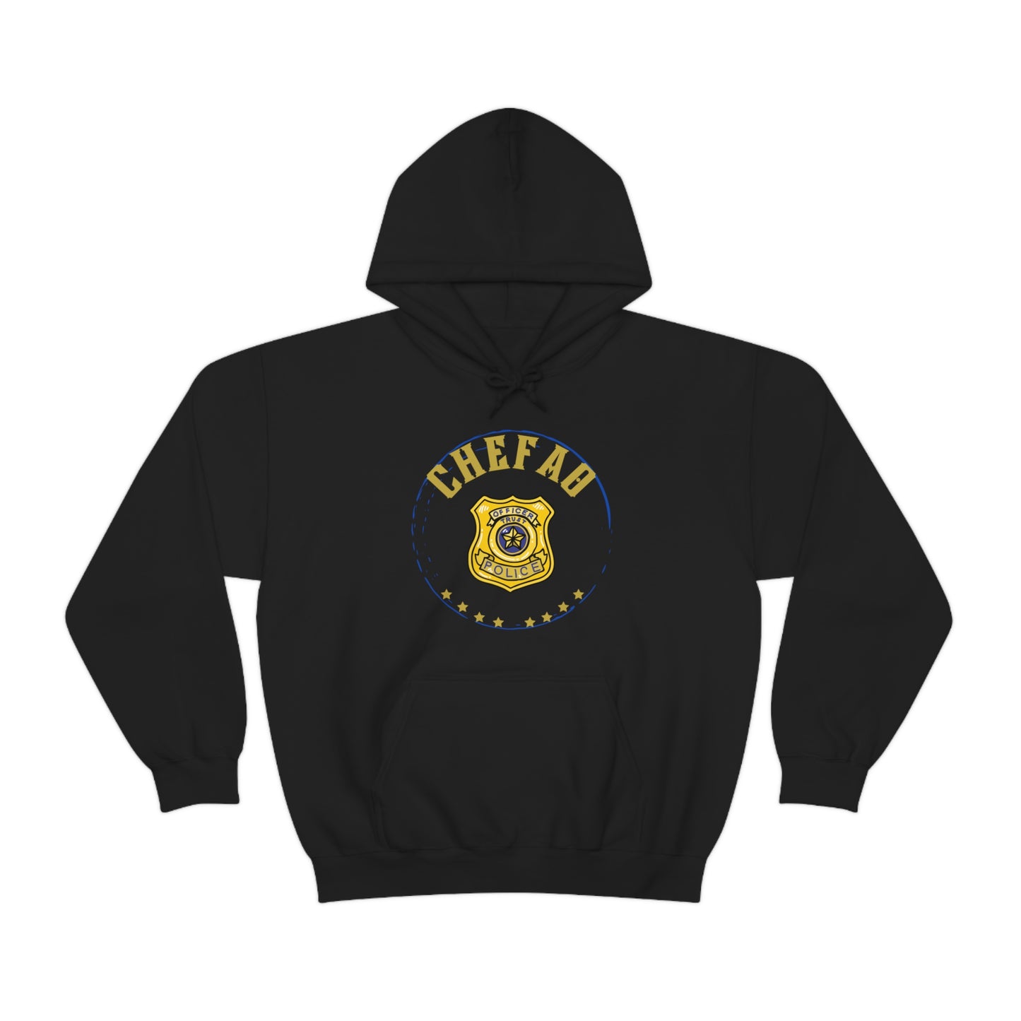 Chefao Police I, Unisex Heavy Blend Hooded Sweatshirt