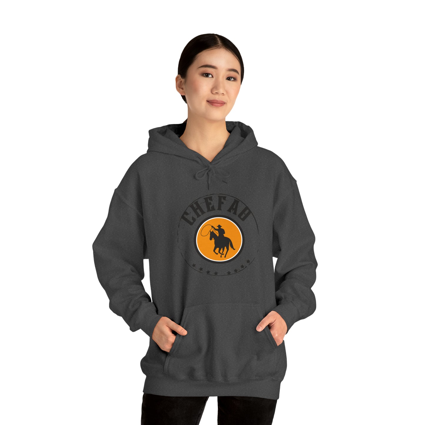 Chefao Cowboy II, Unisex Heavy Blend Hooded Sweatshirt