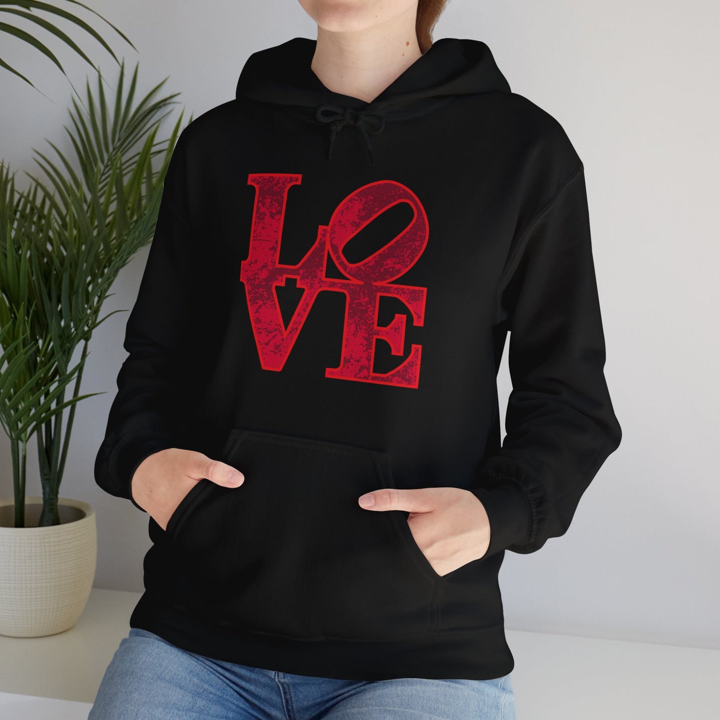 Chefao Love Blocks I, Unisex Heavy Blend Hooded Sweatshirt