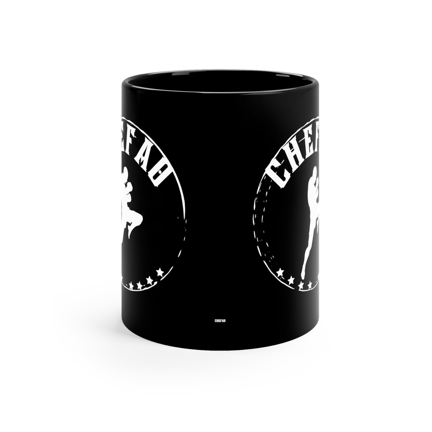 Chefao Muay Thai I, Black Coffee Mug, 11oz