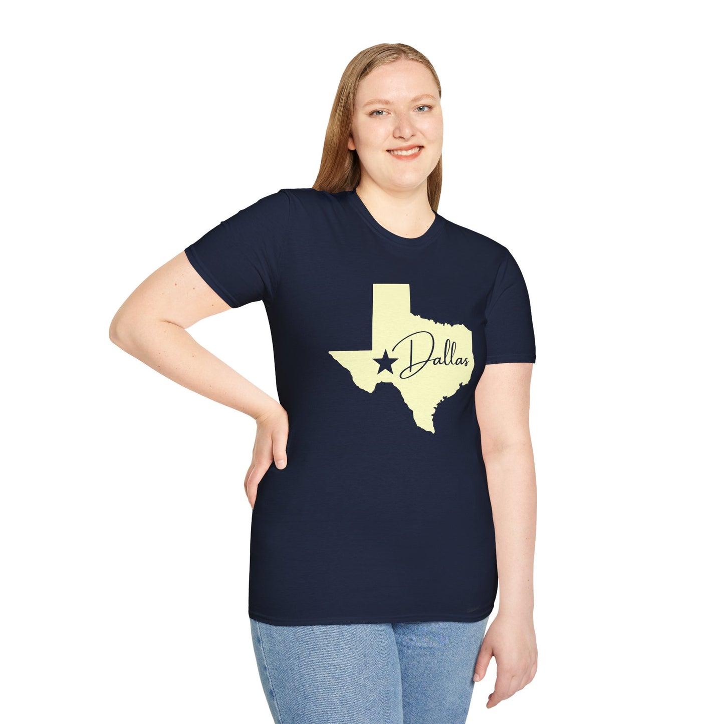 Chefao Dallas, Texas I, Unisex Softstyle T-Shirt