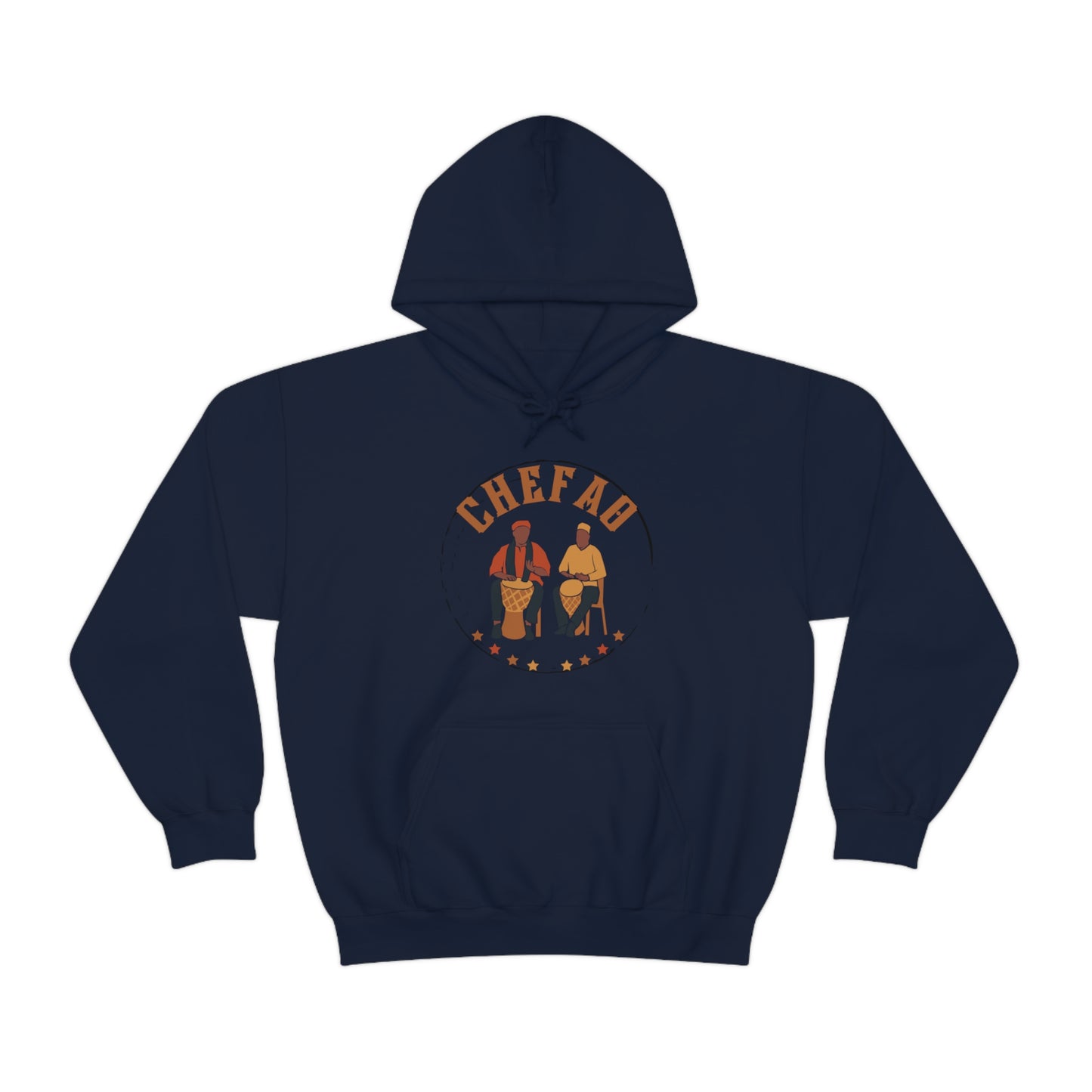 Chefao Drums I, Unisex Heavy Blend Hooded Sweatshirt