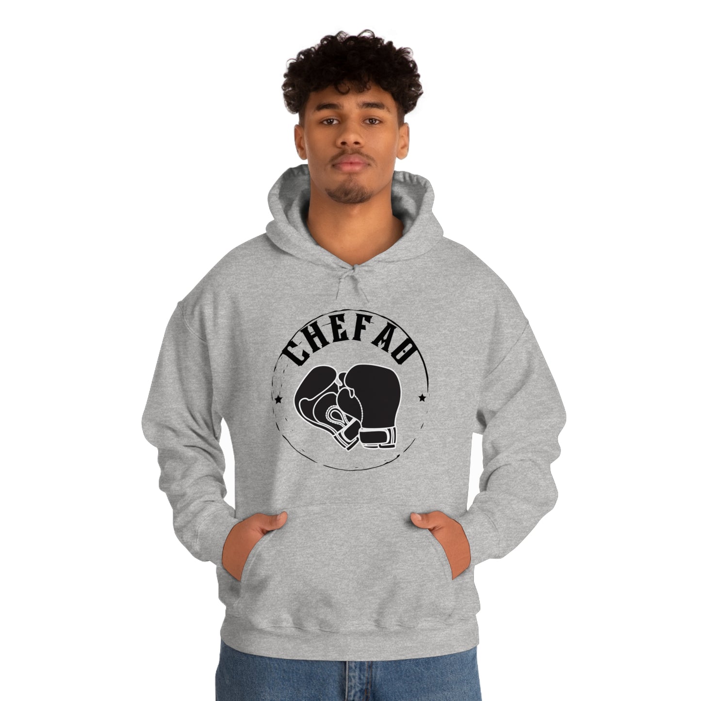 Chefao Boxing I, Unisex Heavy Blend Hooded Sweatshirt